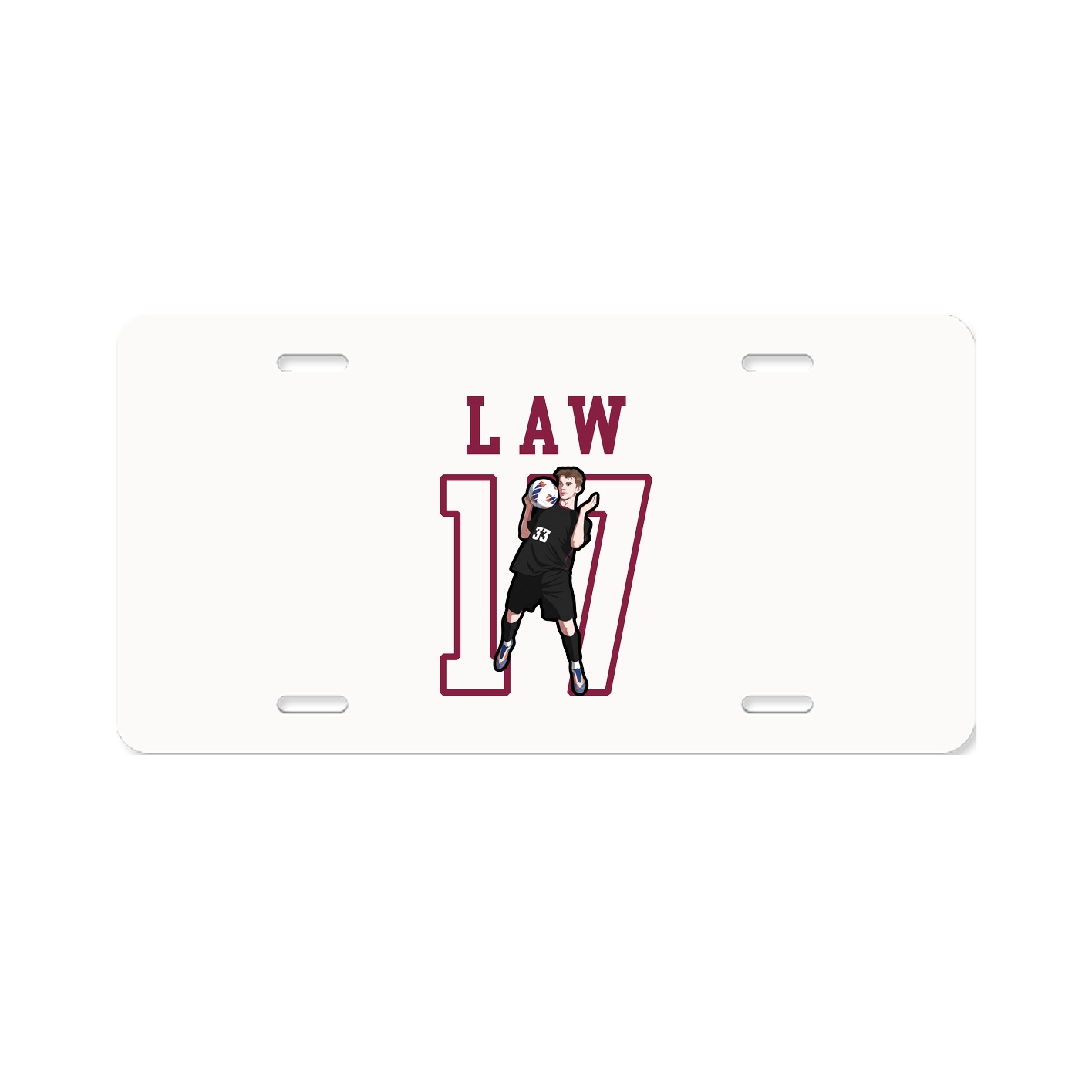 License Plate — Shirsey in Classic