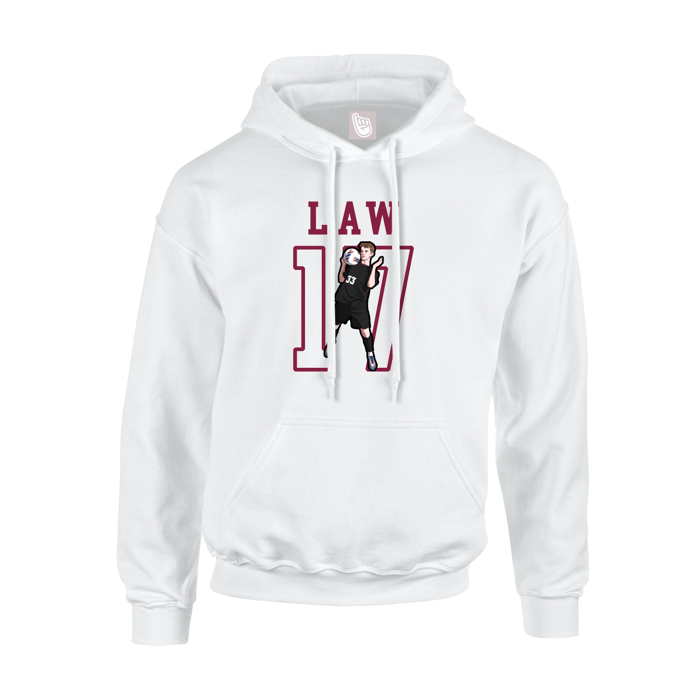 Youth Hoodie — Shirsey in White