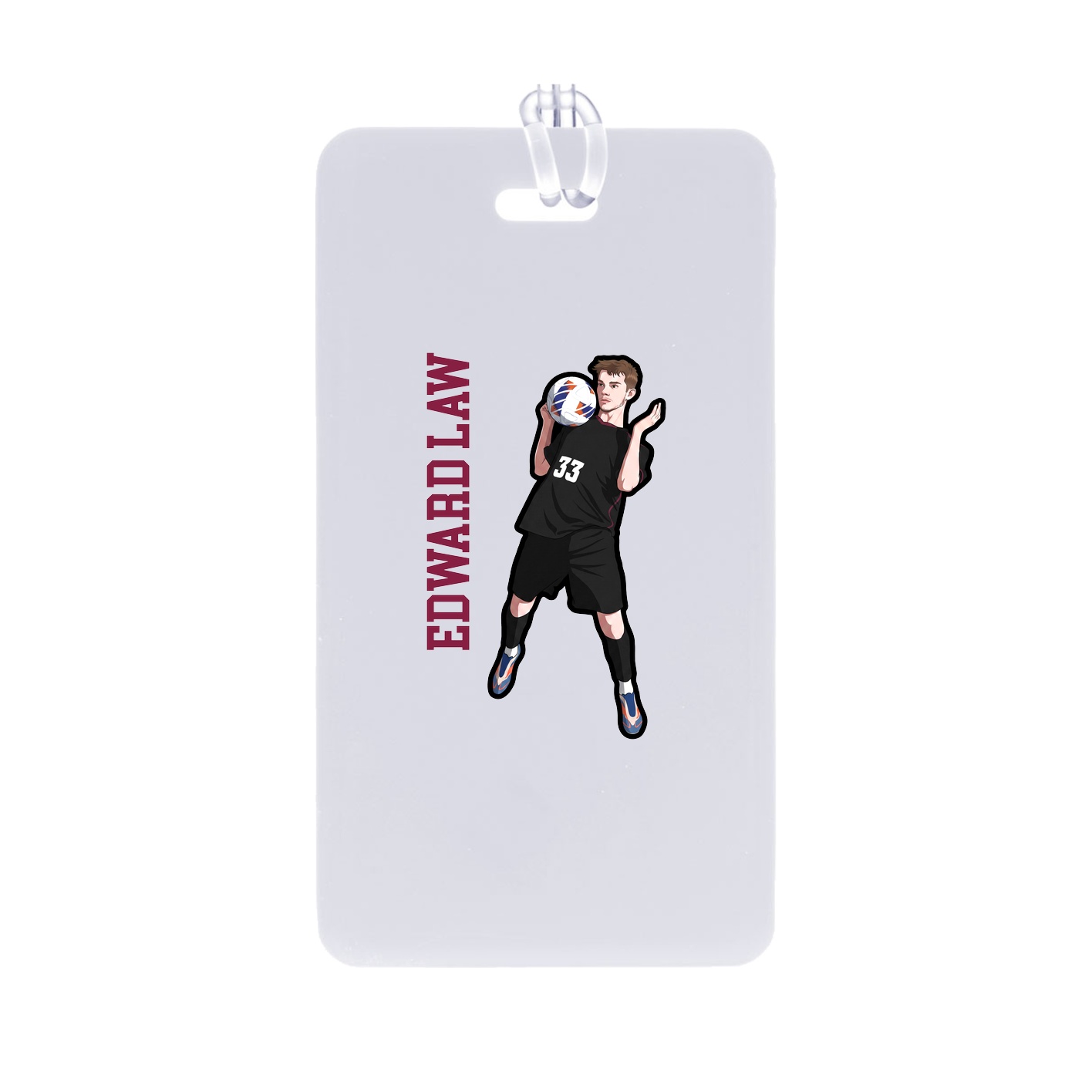 Bag Tag — Name Vertical in Classic