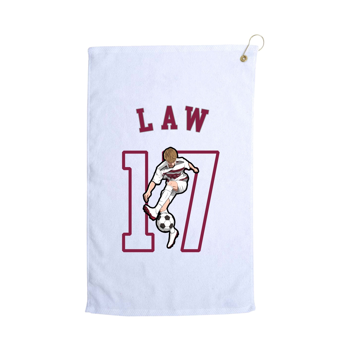 Golf Towel — Shirsey Arch in White