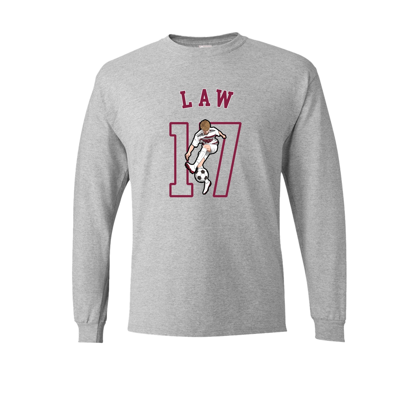 Long Sleeve Tee — Shirsey Arch in Grey