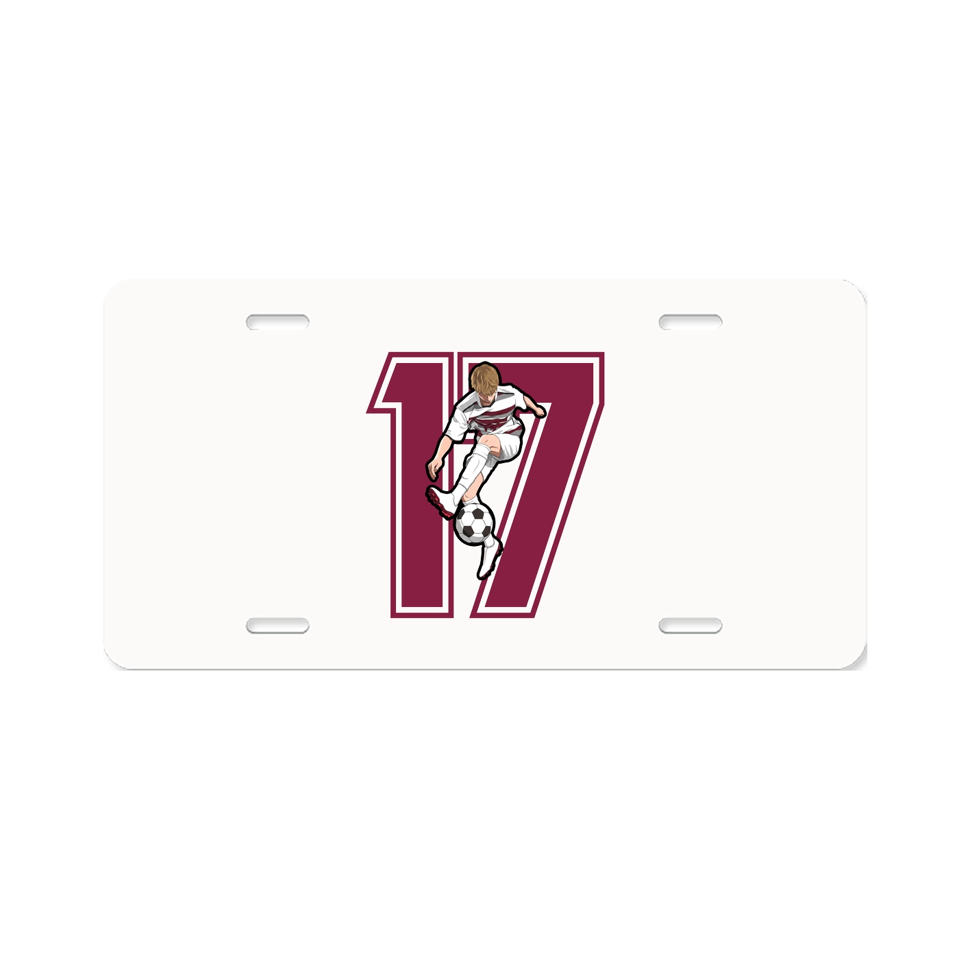 License Plate — Number in Classic