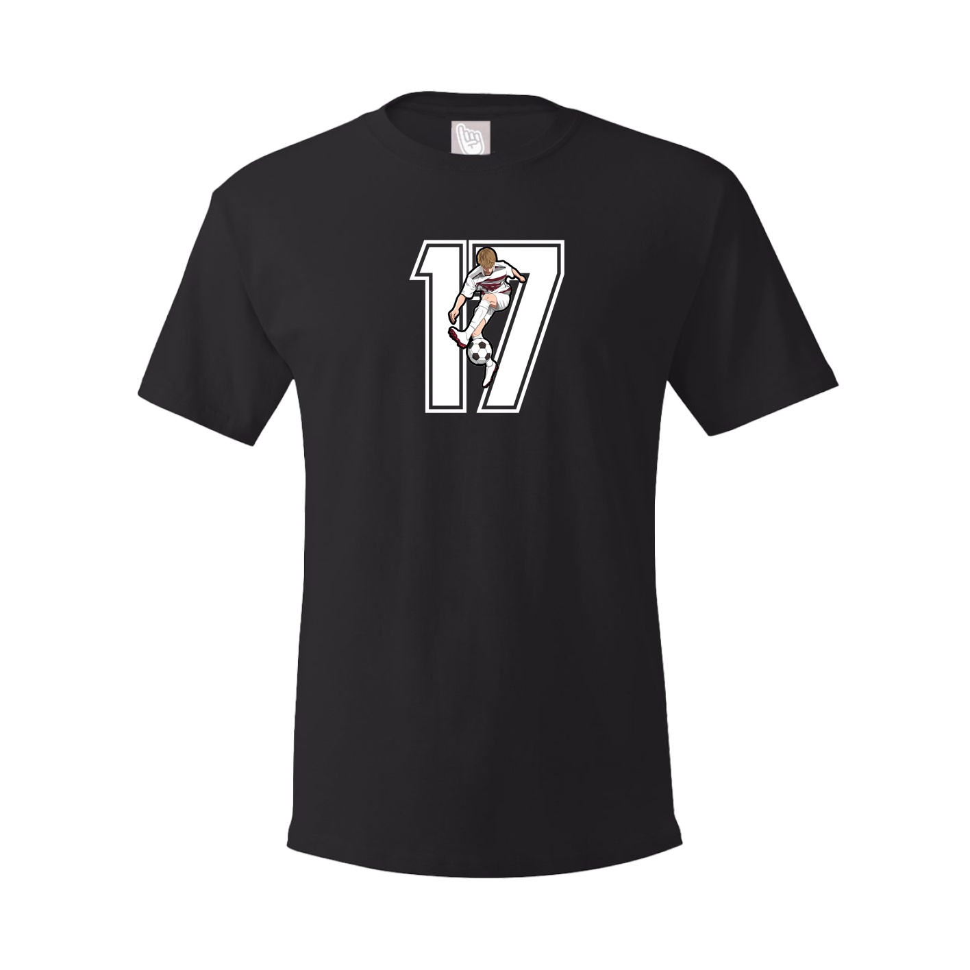 Youth Tee — Number in Black