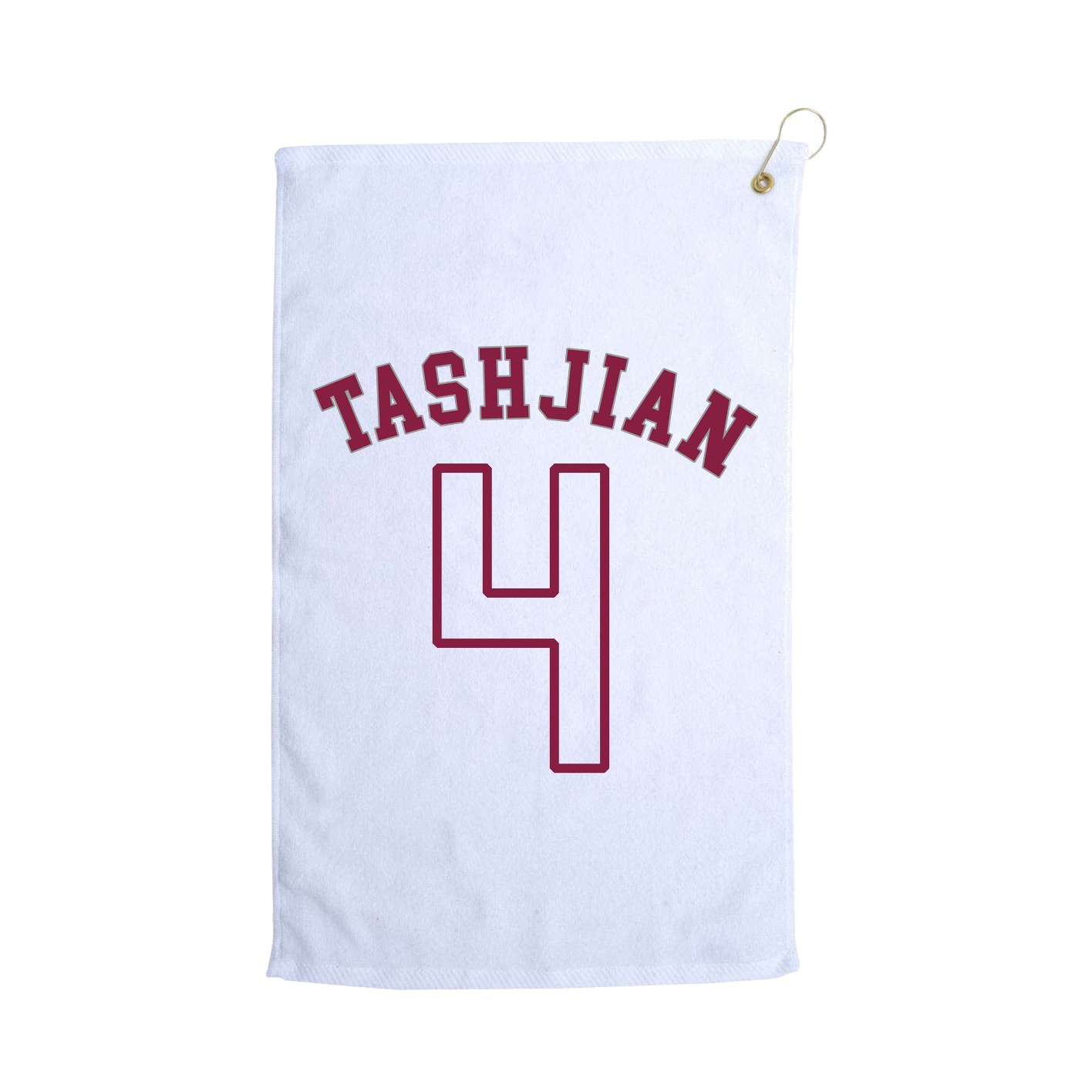 Golf Towel — Shirsey Arch in White