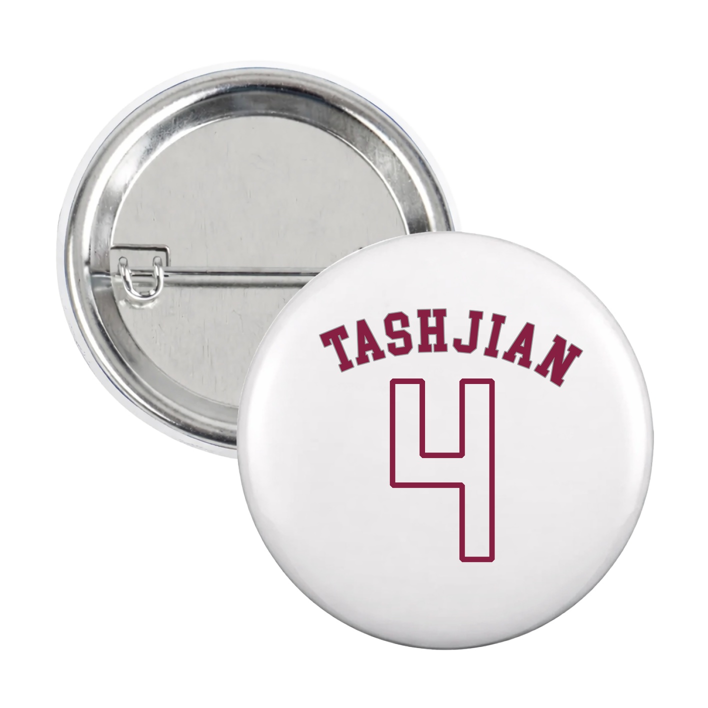 Game Day Button — Shirsey Arch in White