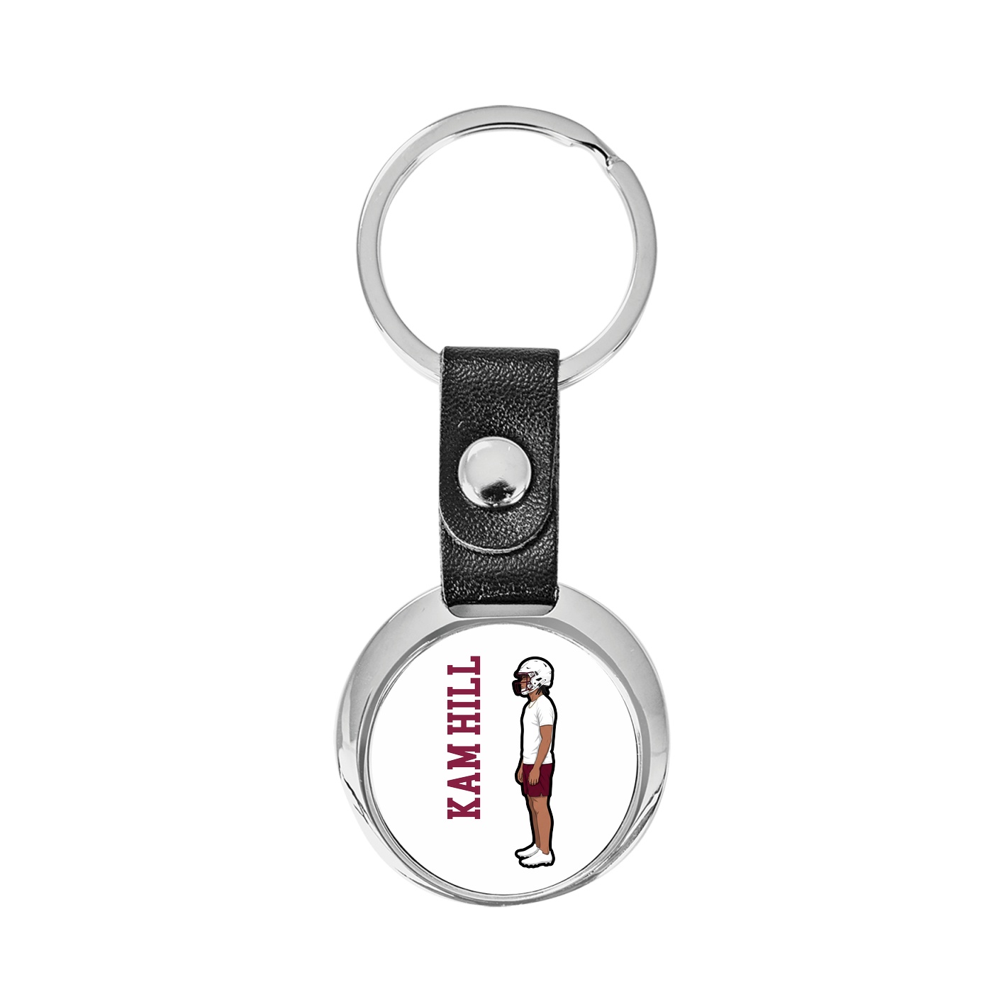 Key Chain — Name Vertical in Classic