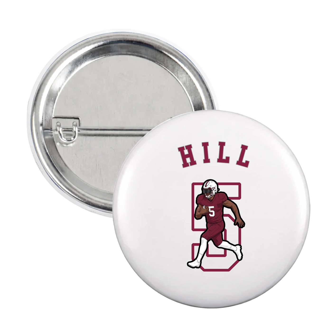 Game Day Button — Shirsey Arch in White