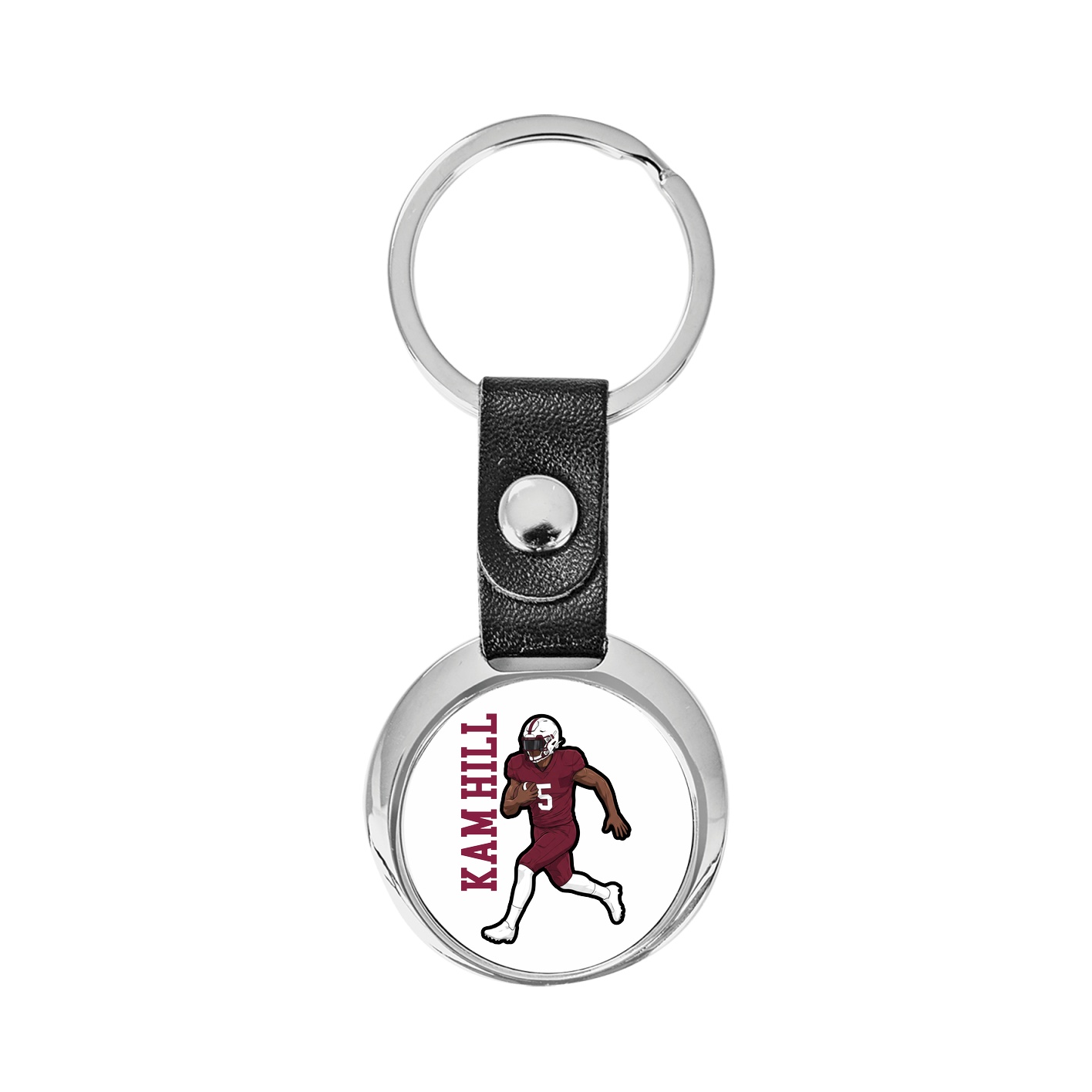 Key Chain — Name Vertical in Classic