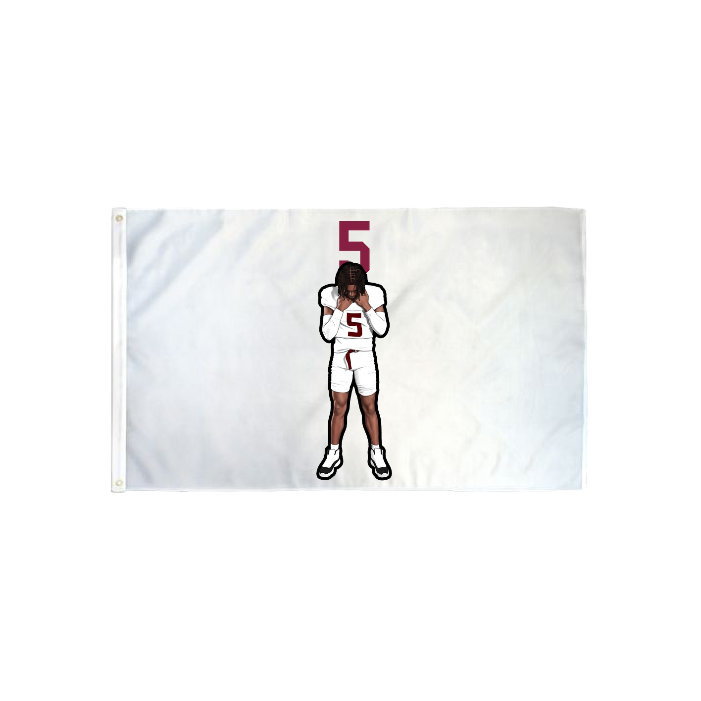 3x5 Flag — Number Top in Classic
