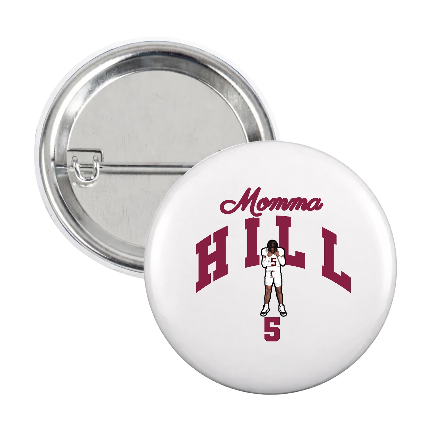 Game Day Button — Mothers Day Arch in White
