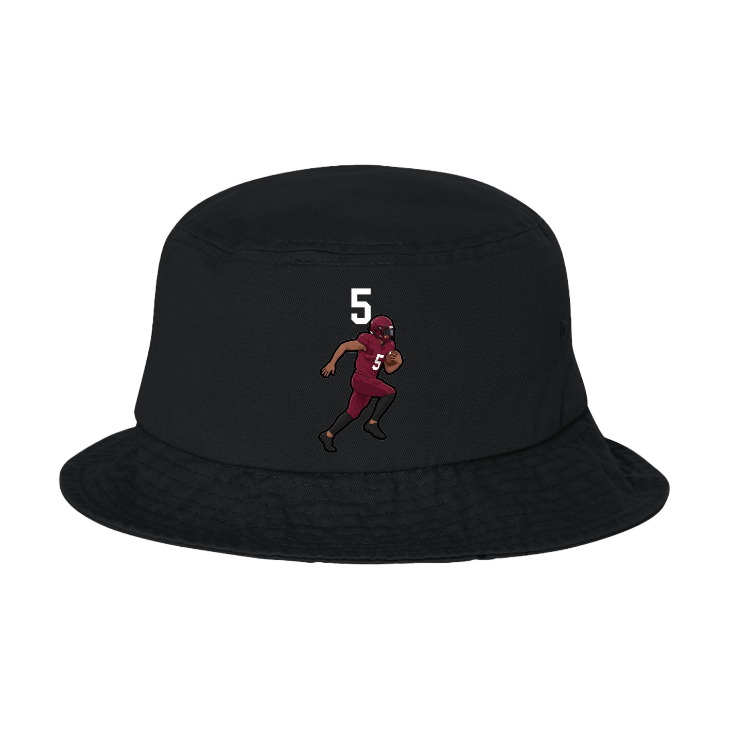 Bucket Cap — Number Top in Black
