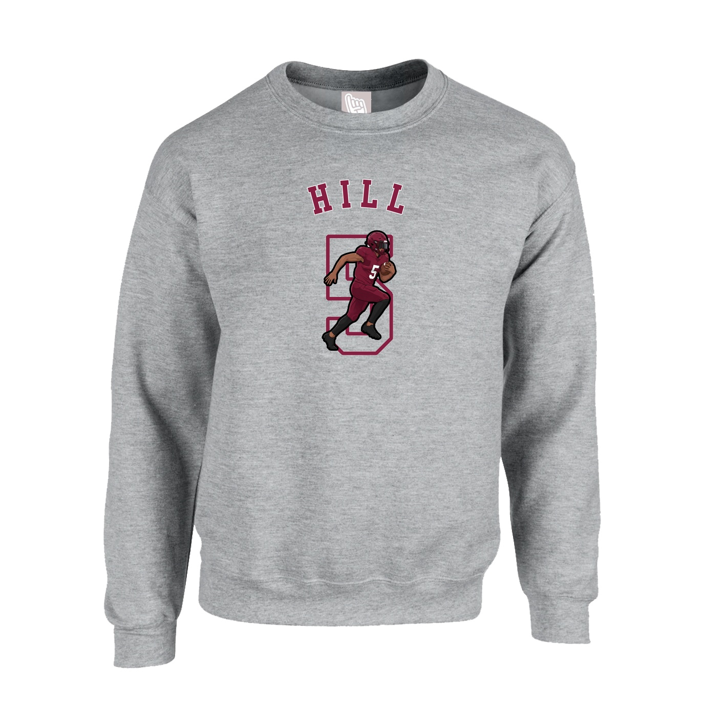 Fleece Crew — Shirsey Arch in Grey