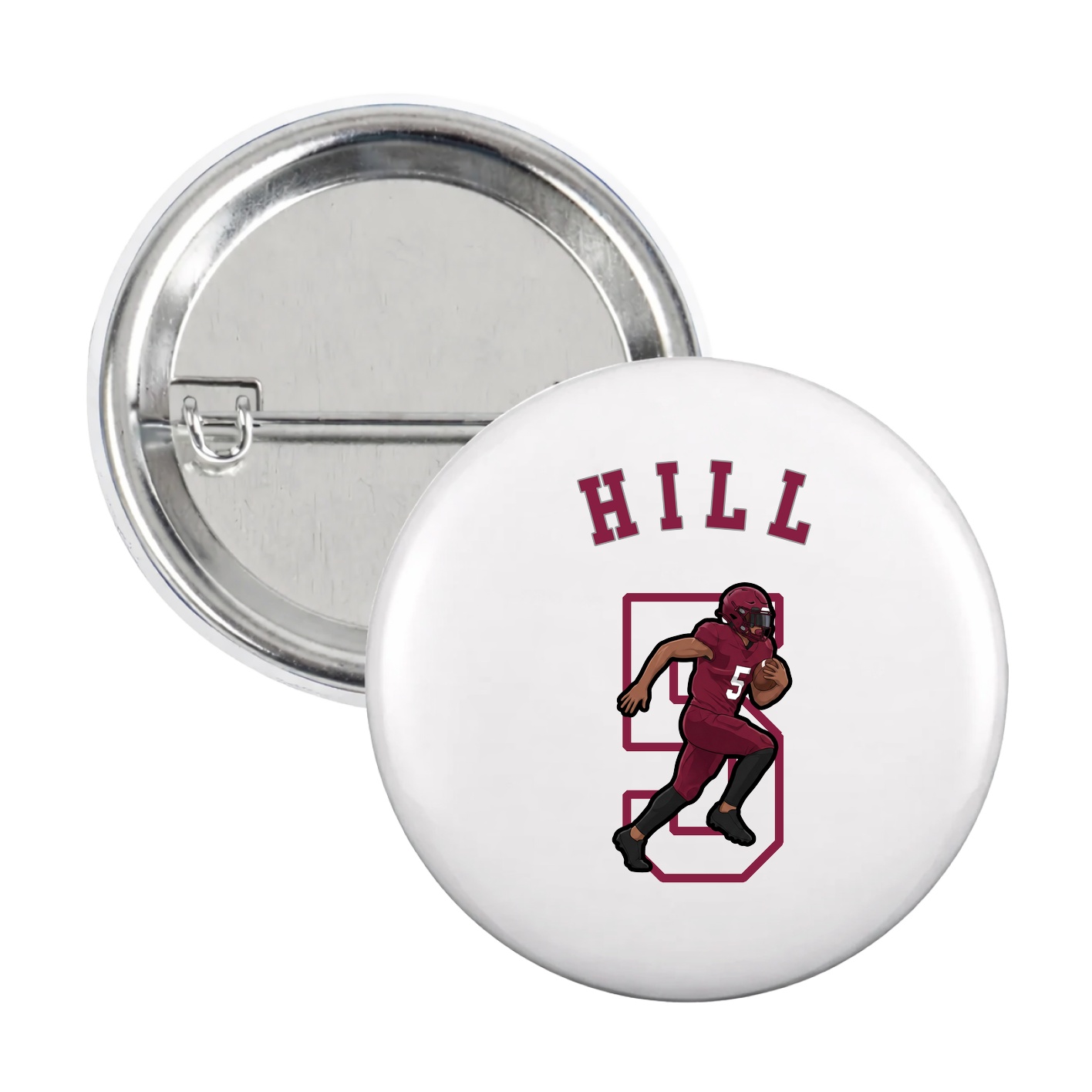 Game Day Button — Shirsey Arch in White