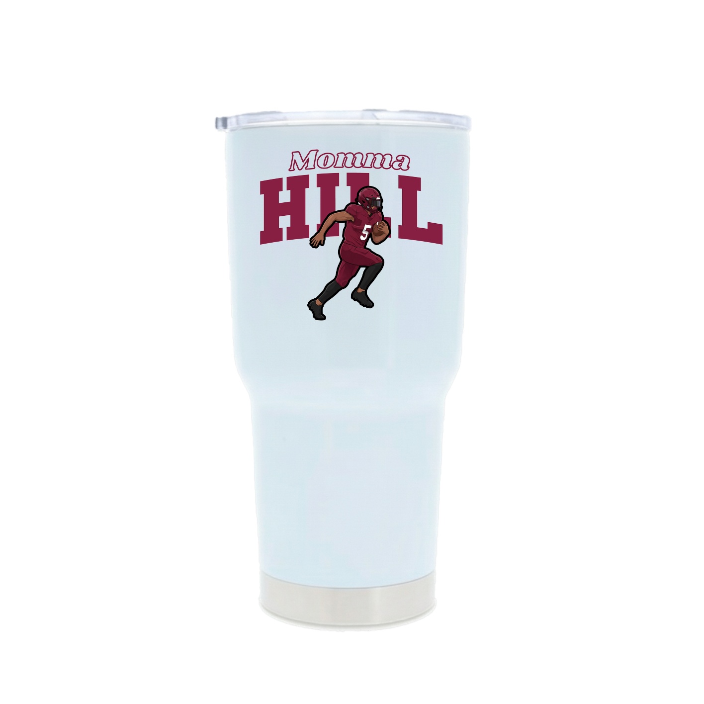 30oz Stainless Steel Tumbler — Mothers Day Block in White