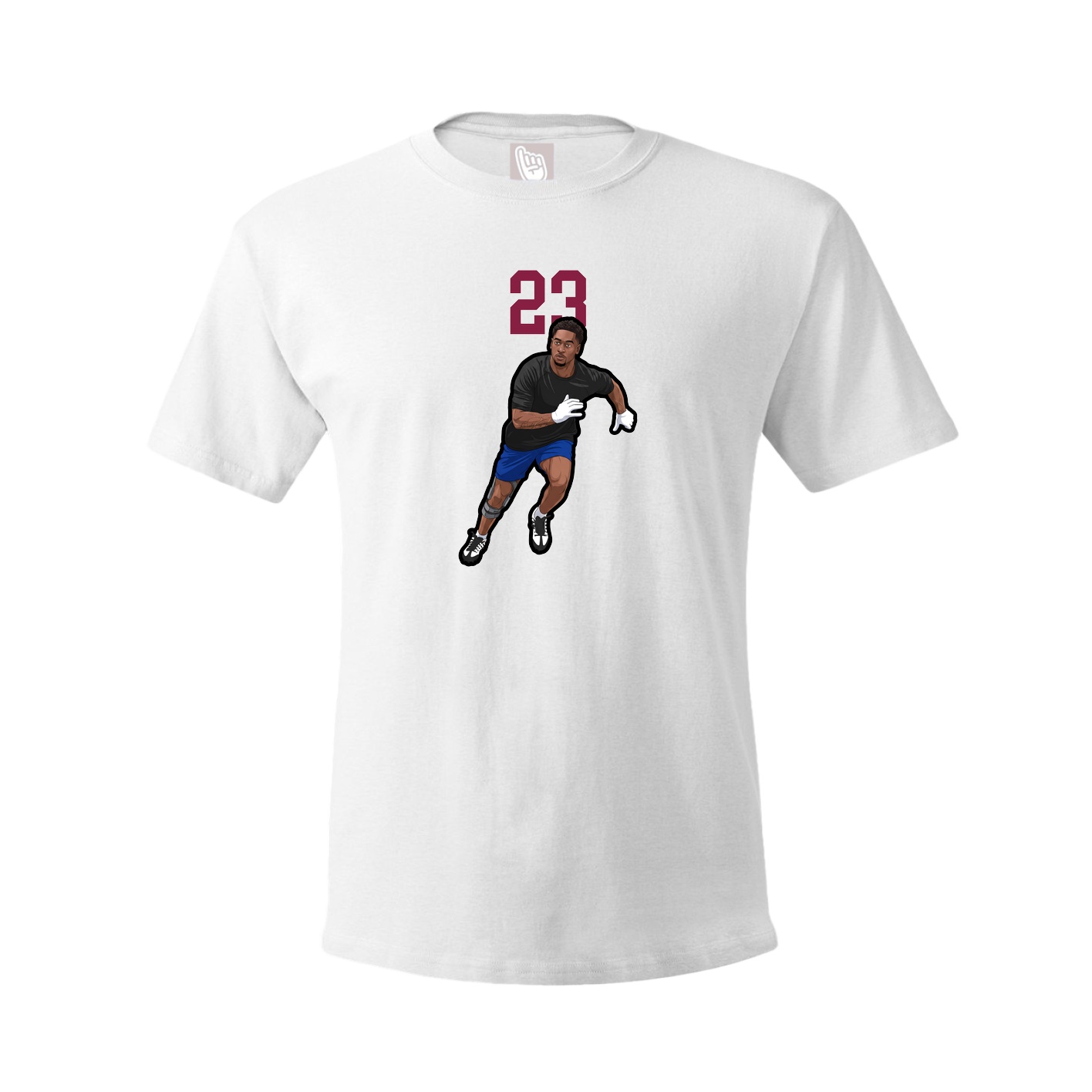 Tee — Number Top in White
