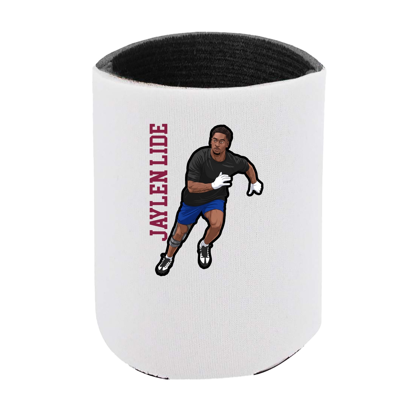 Can Holder — Name Vertical in White