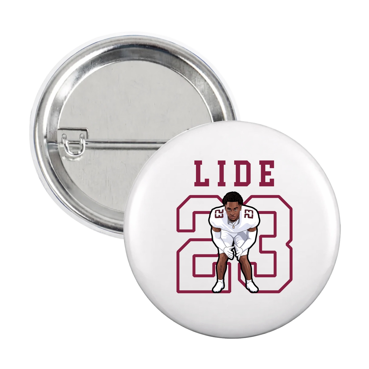 Game Day Button — Shirsey in White