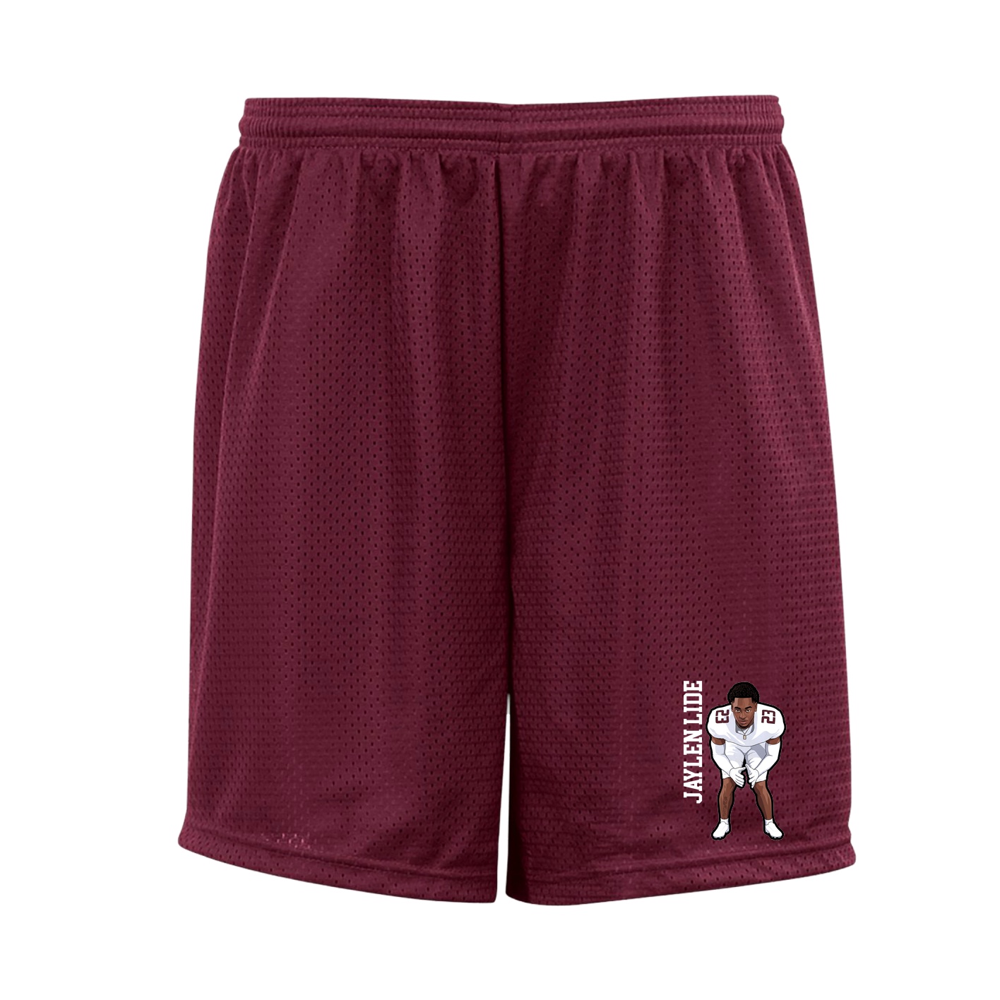 Shorts — Name Vertical in Cardinal