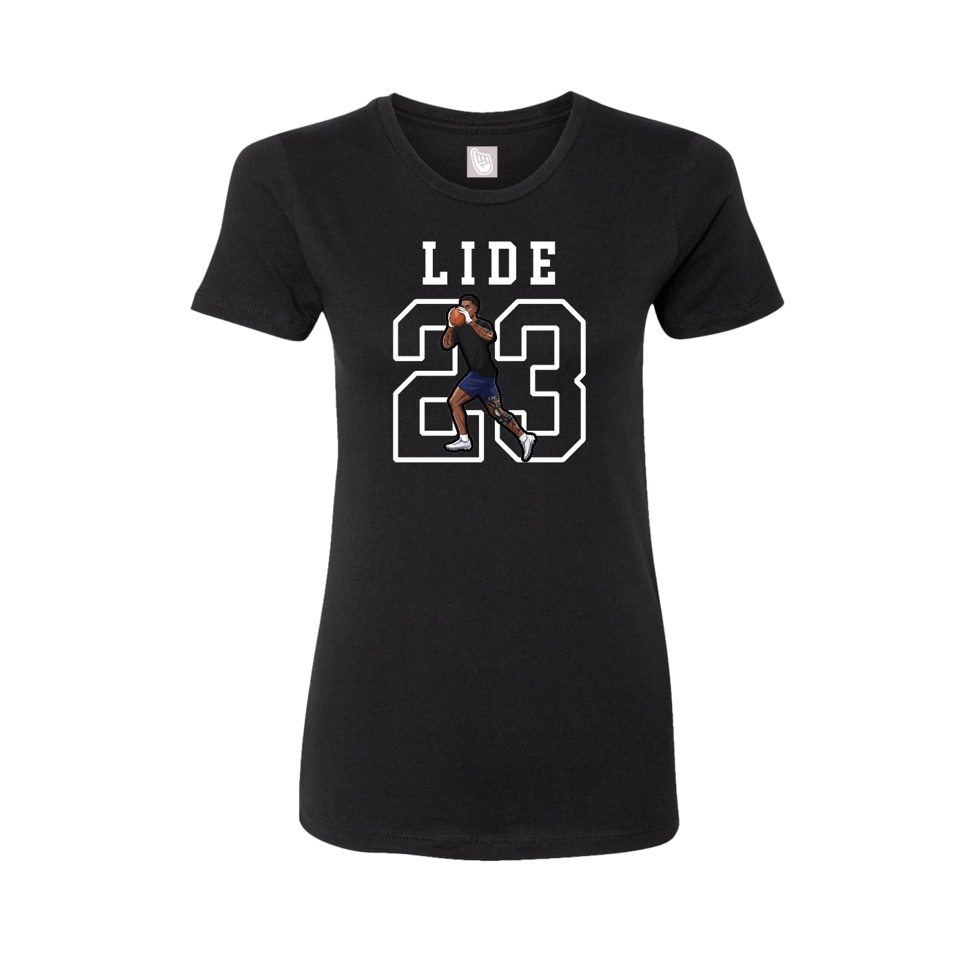 Fitted Women's Tee — Shirsey in Black