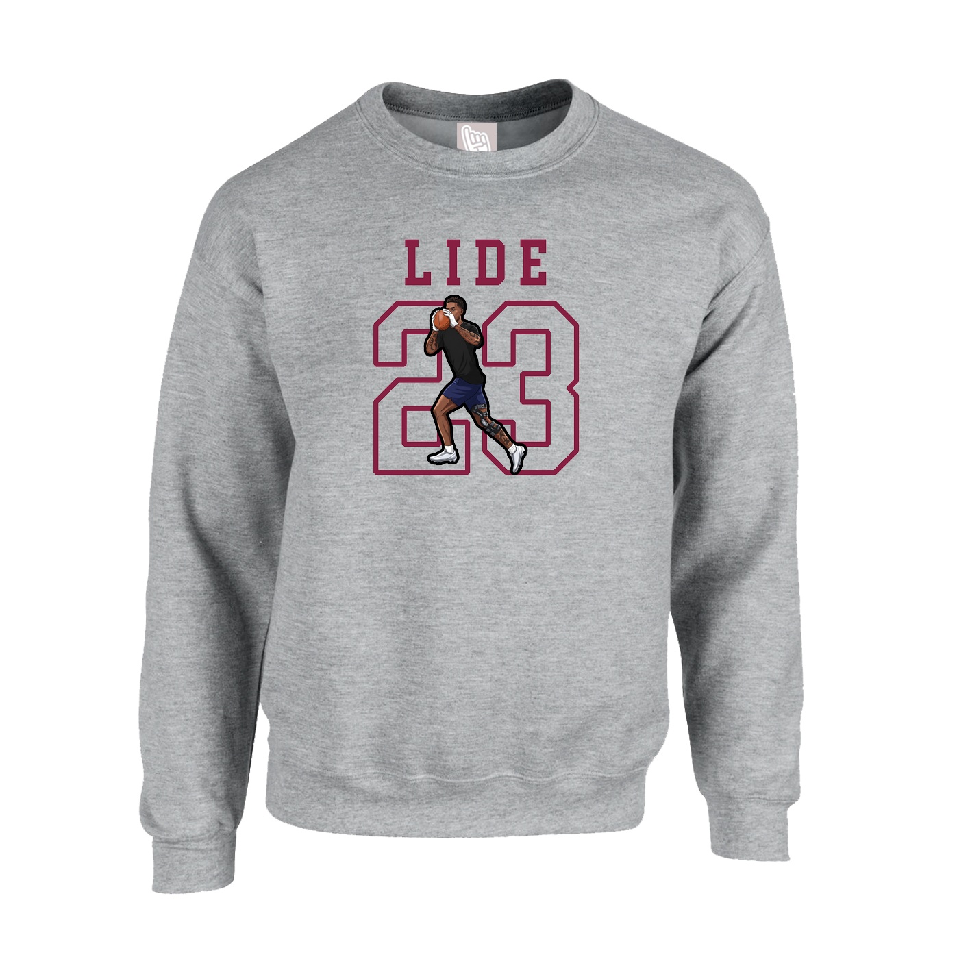 Fleece Crew — Shirsey in Grey
