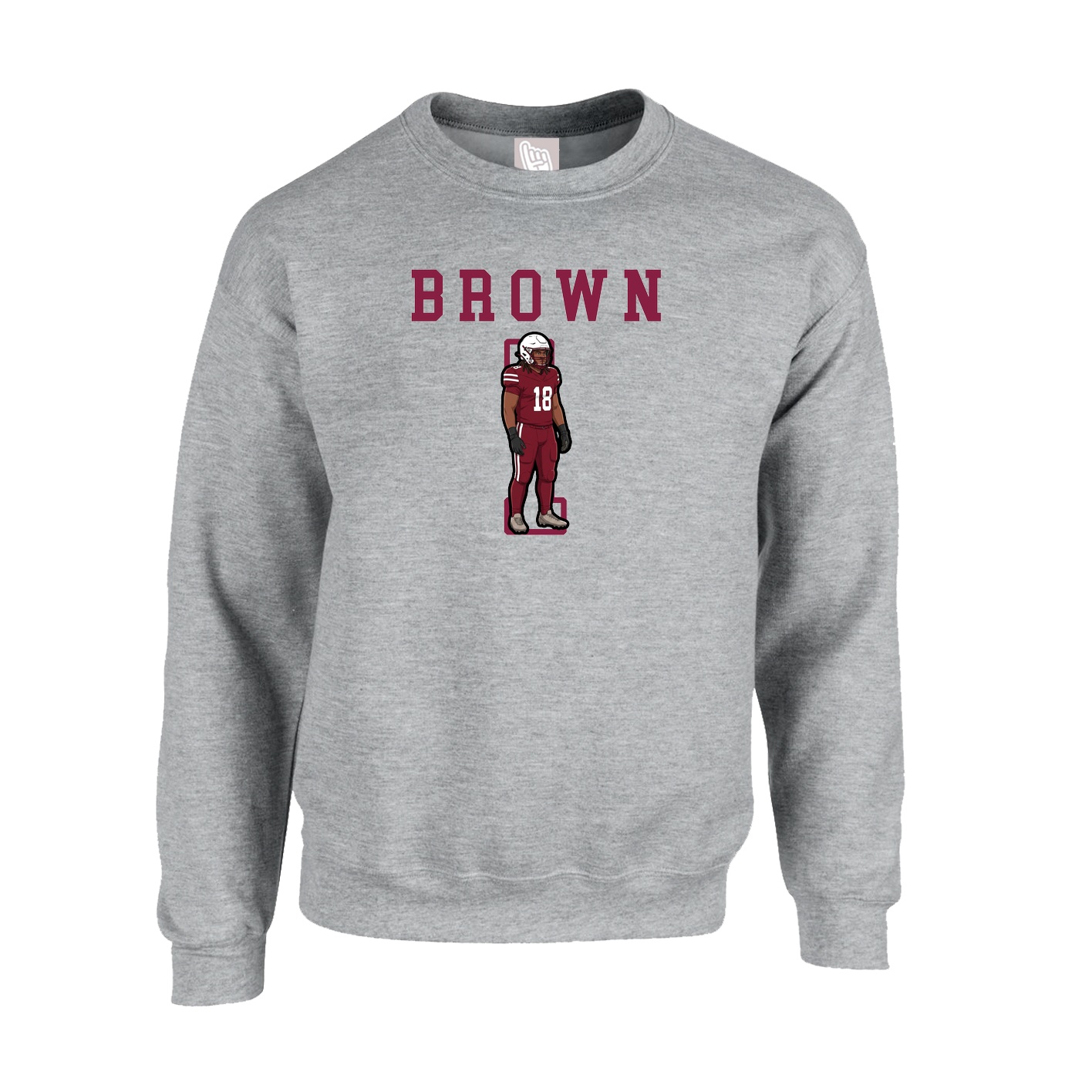 Fleece Crew — Shirsey in Grey