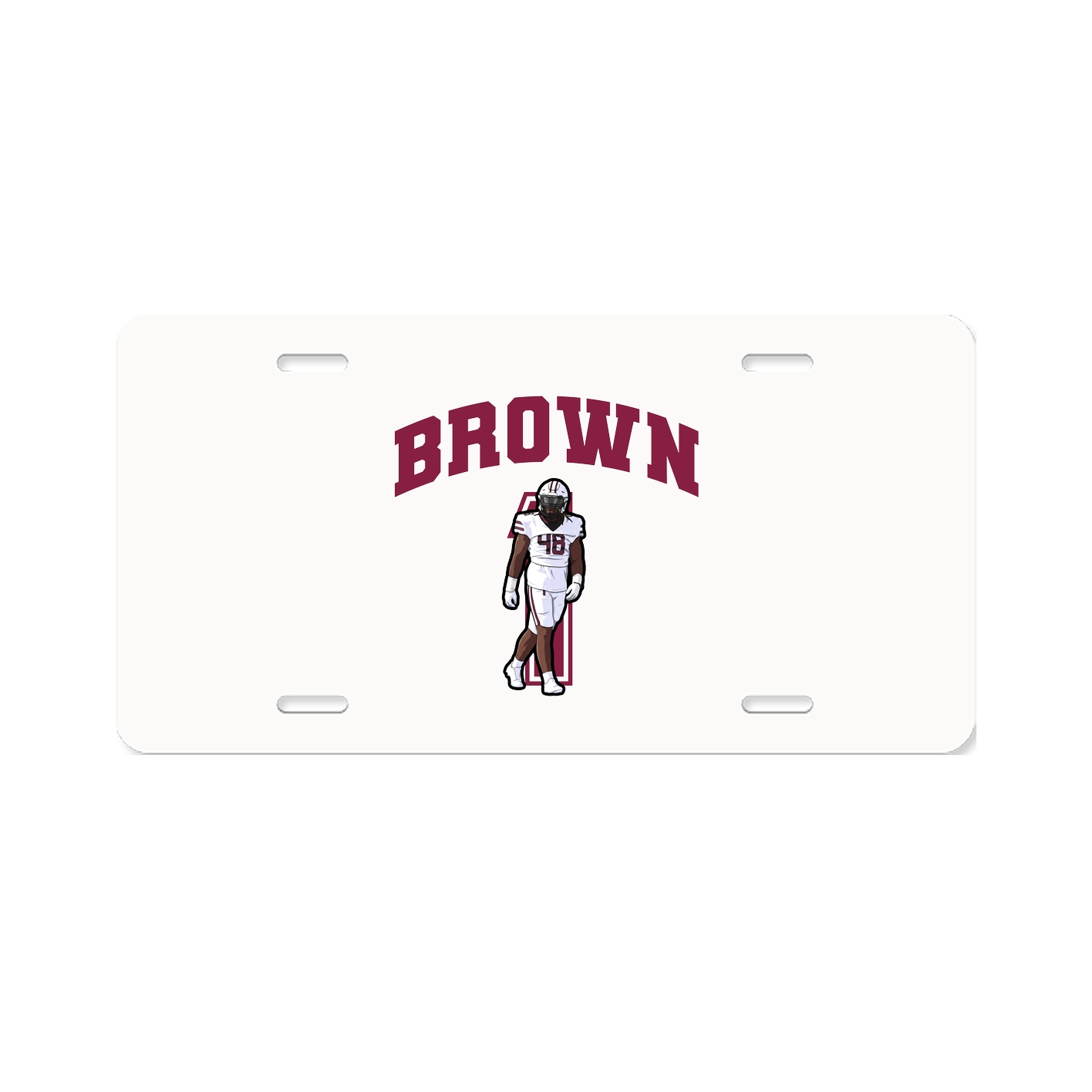 License Plate — Number in Classic