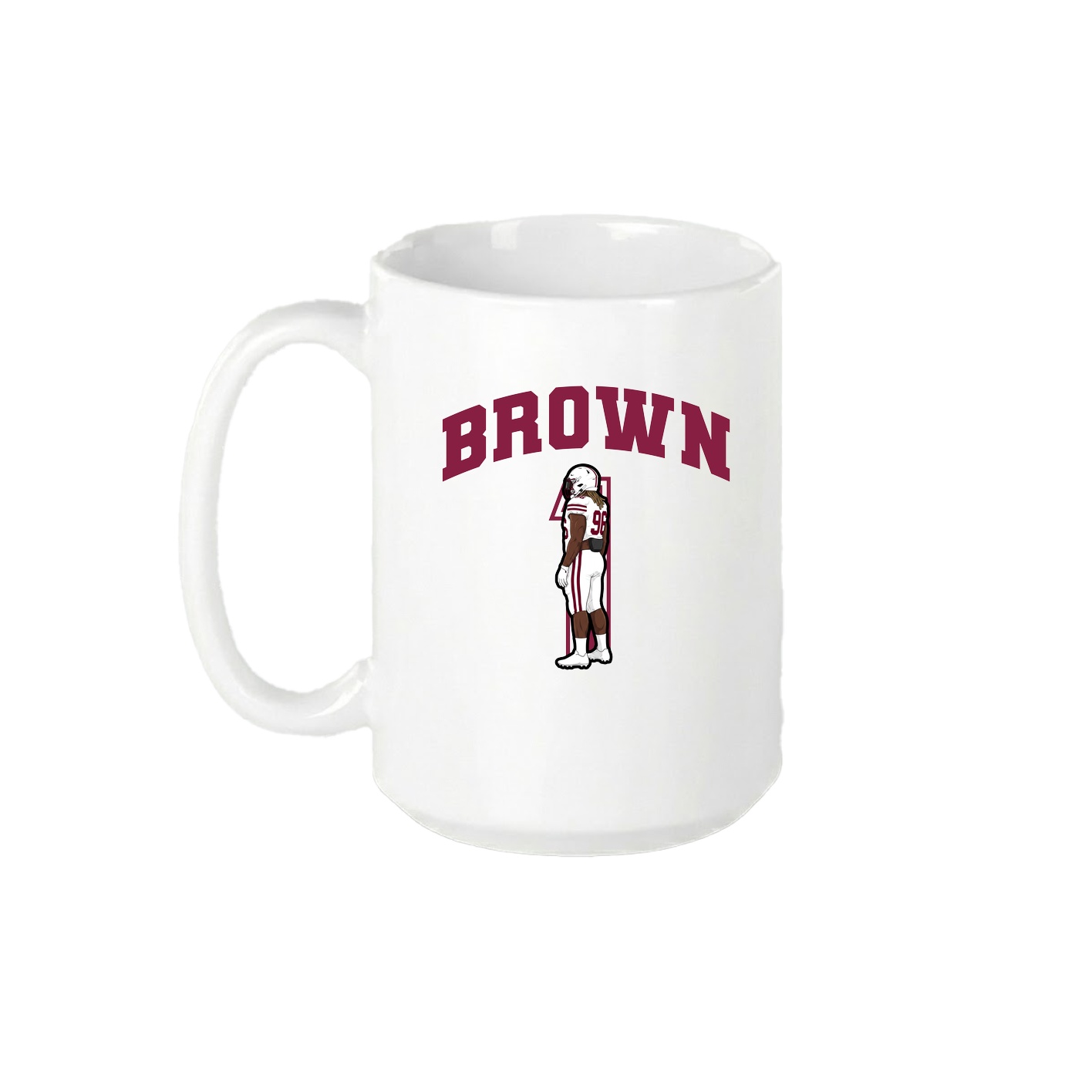 15oz Coffee Mug — Number in White