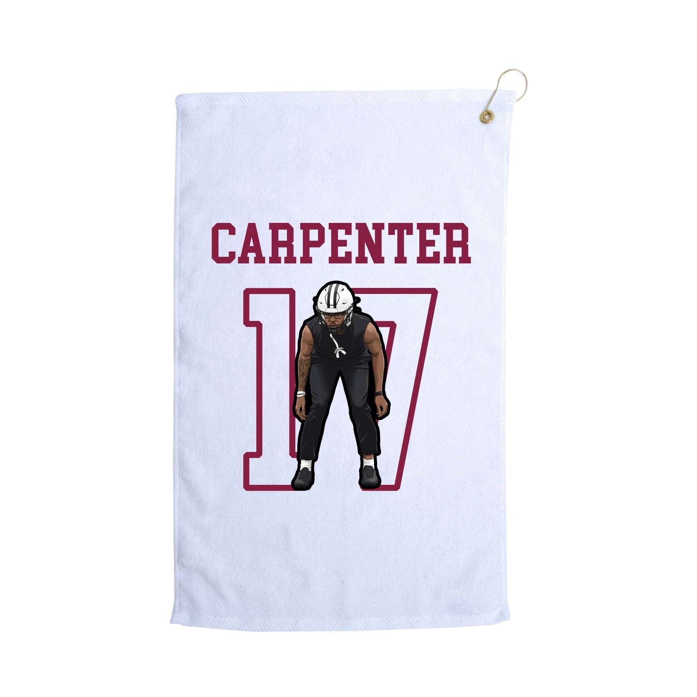 Golf Towel — Shirsey in White