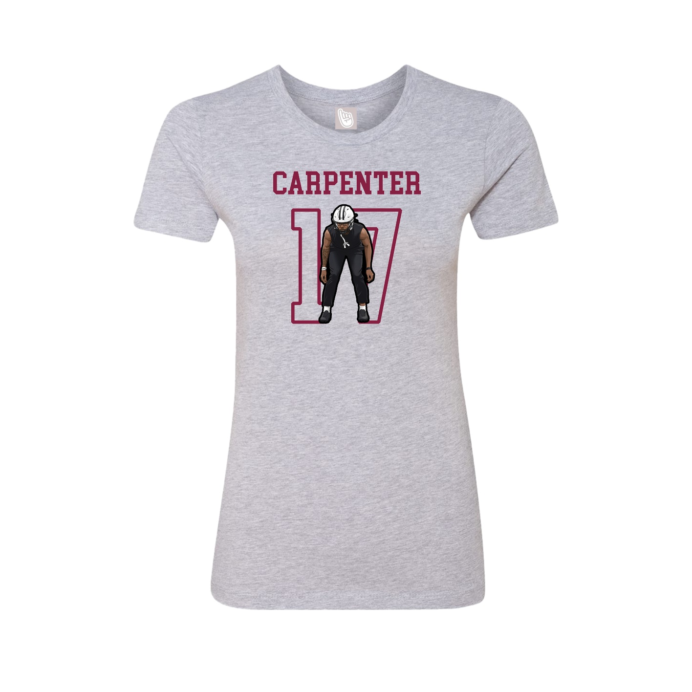 Fitted Women's Tee — Shirsey in Grey
