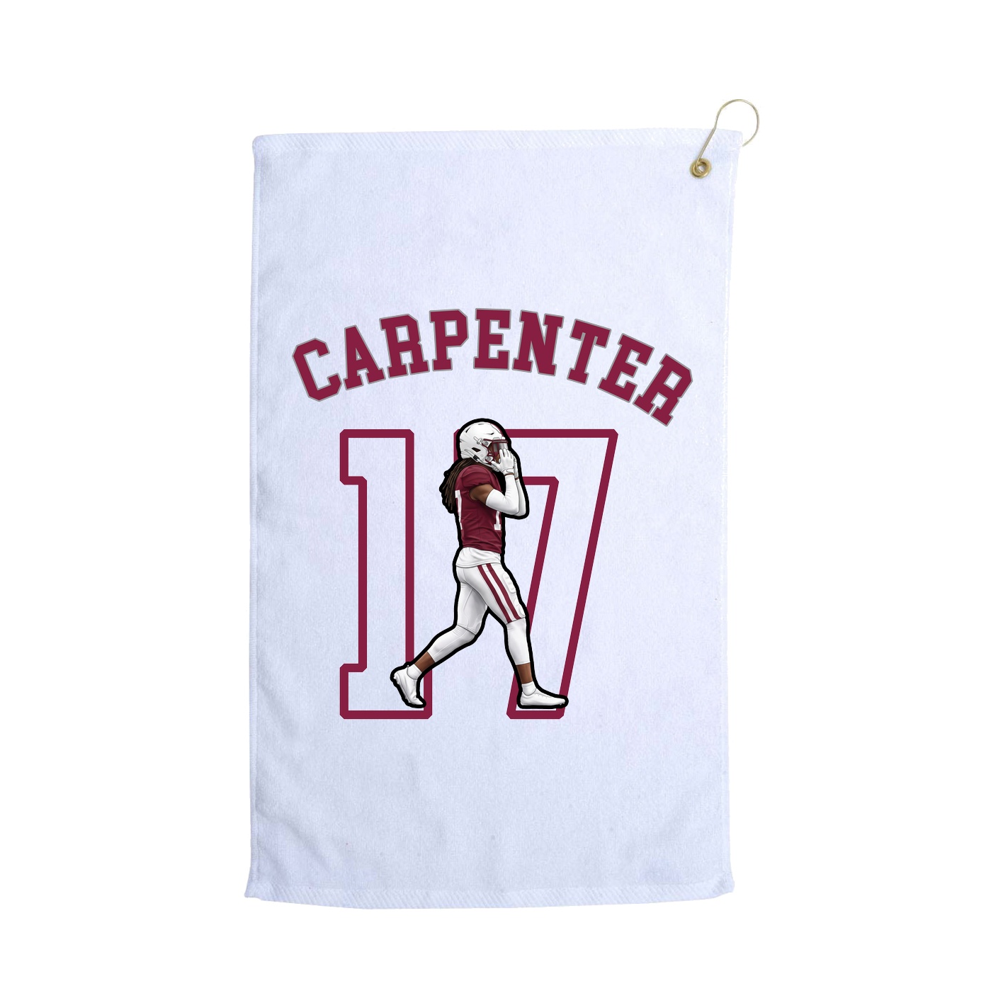 Golf Towel — Shirsey Arch in White