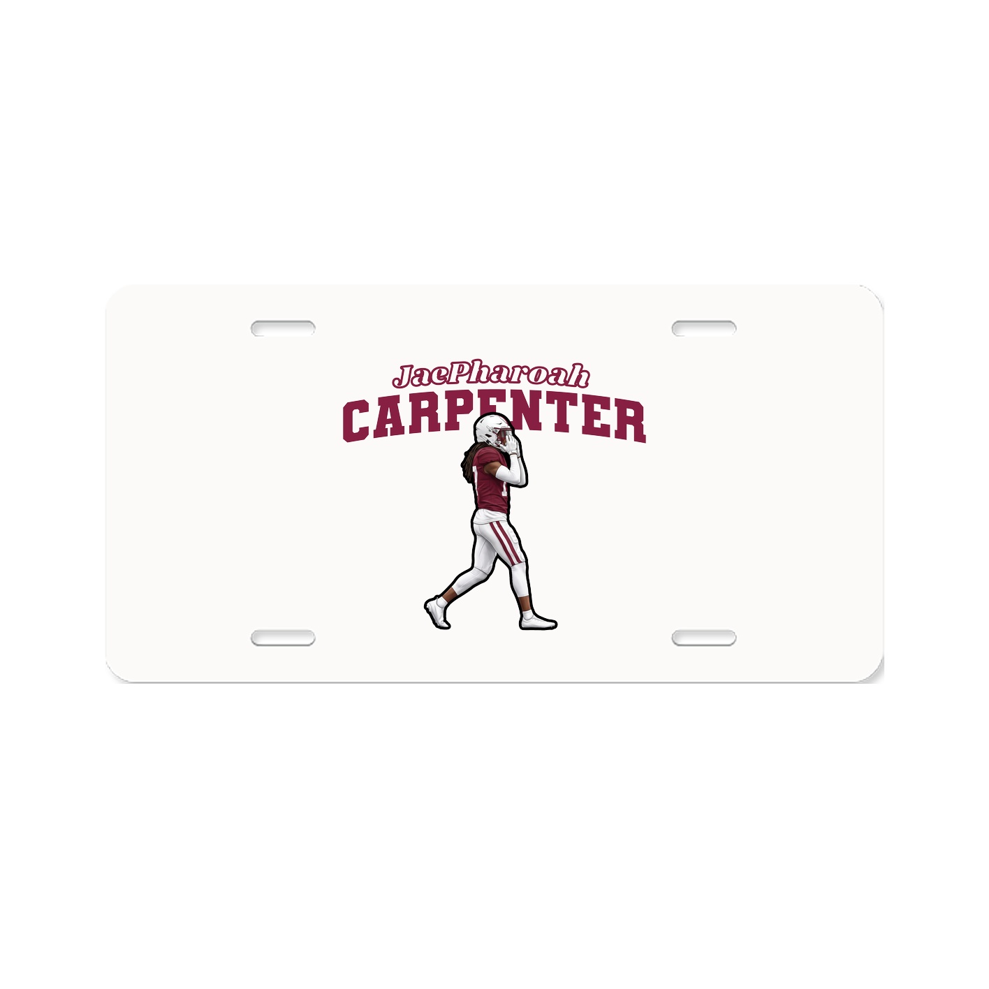 License Plate — Name Arch in Classic