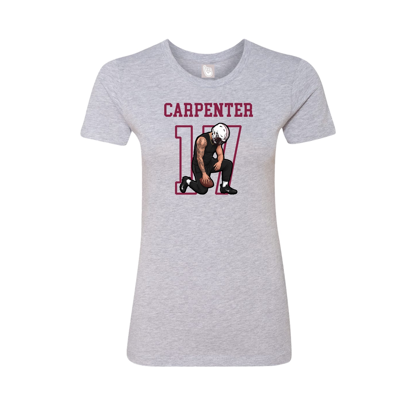 Fitted Women's Tee — Shirsey in Grey