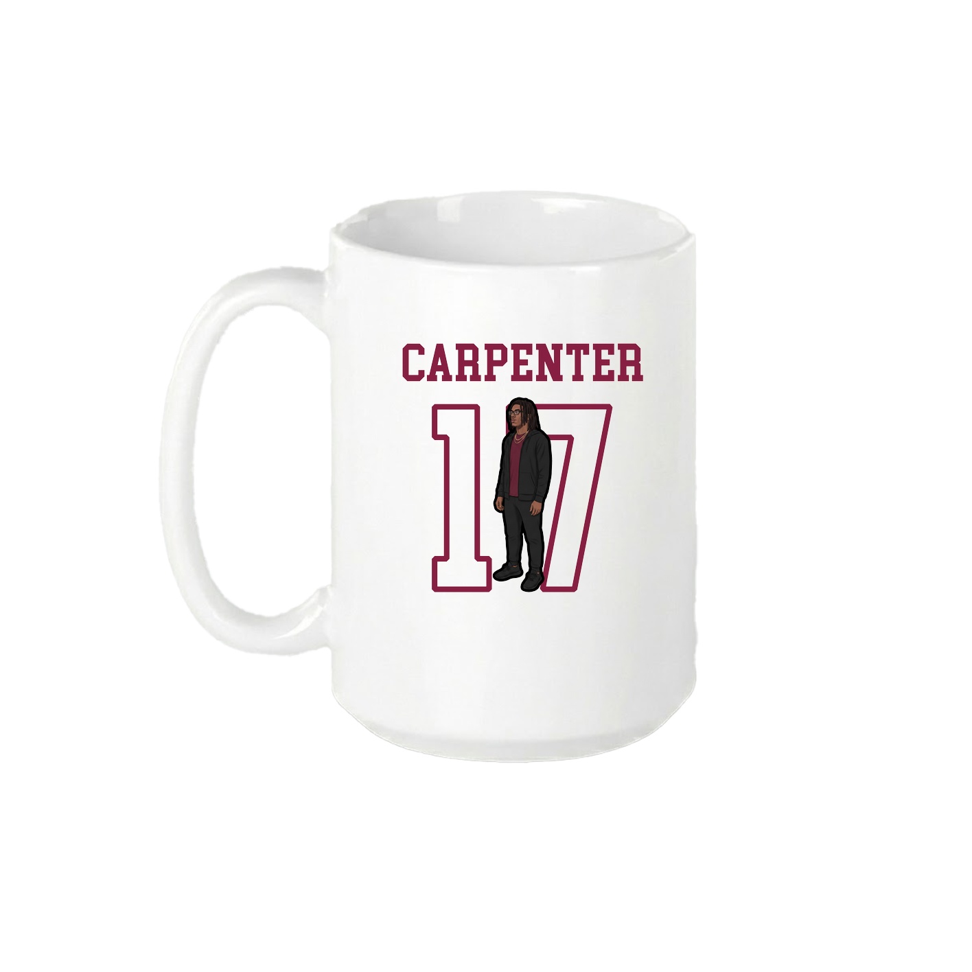 15oz Coffee Mug — Shirsey in White