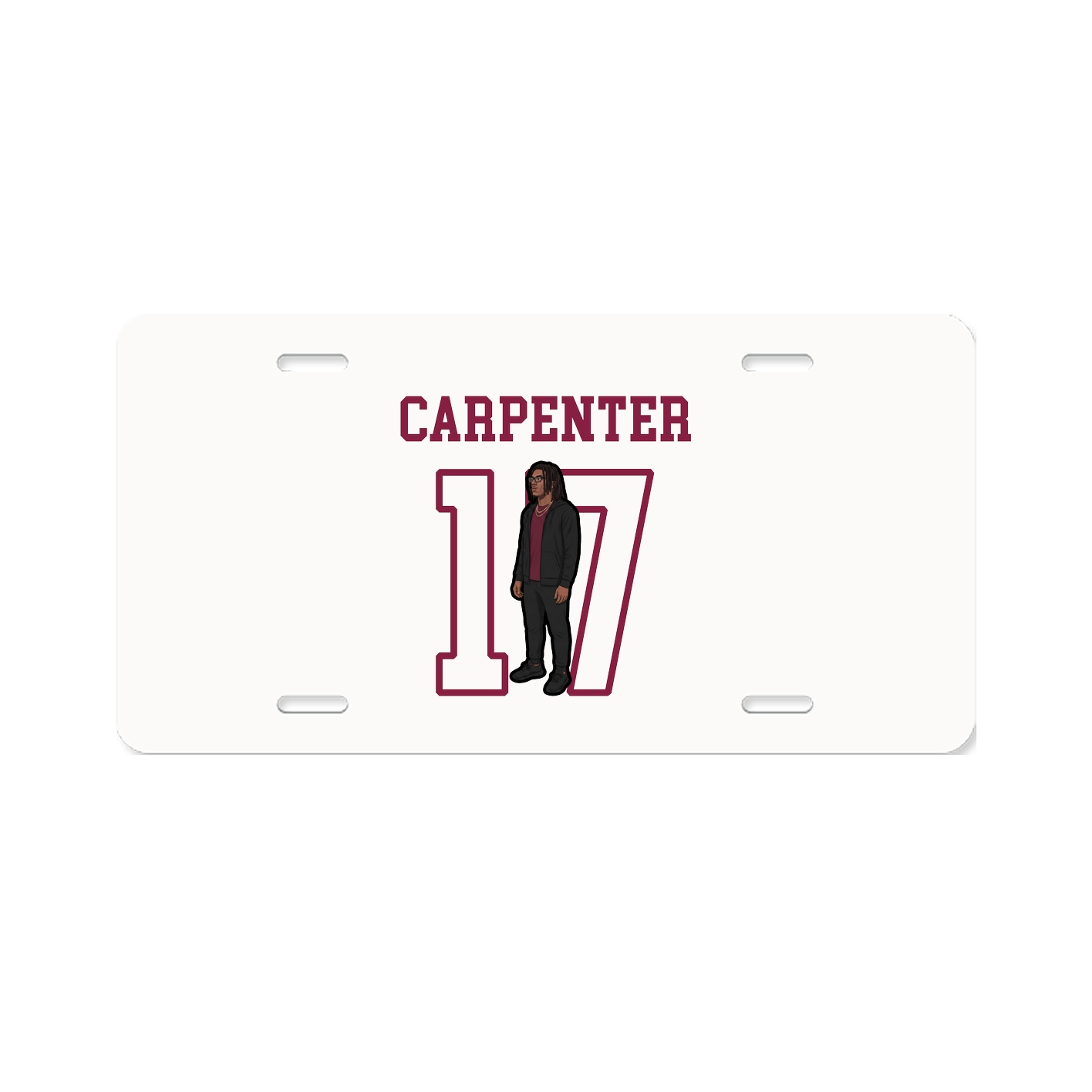 License Plate — Shirsey in Classic