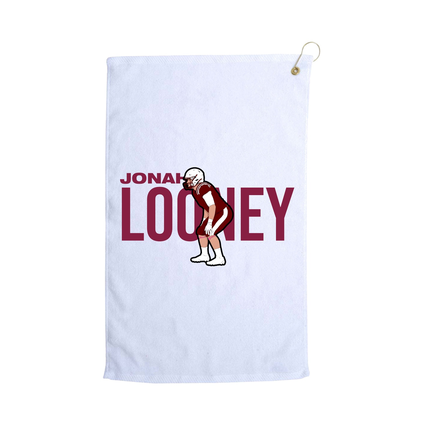 Golf Towel — Player Name in White