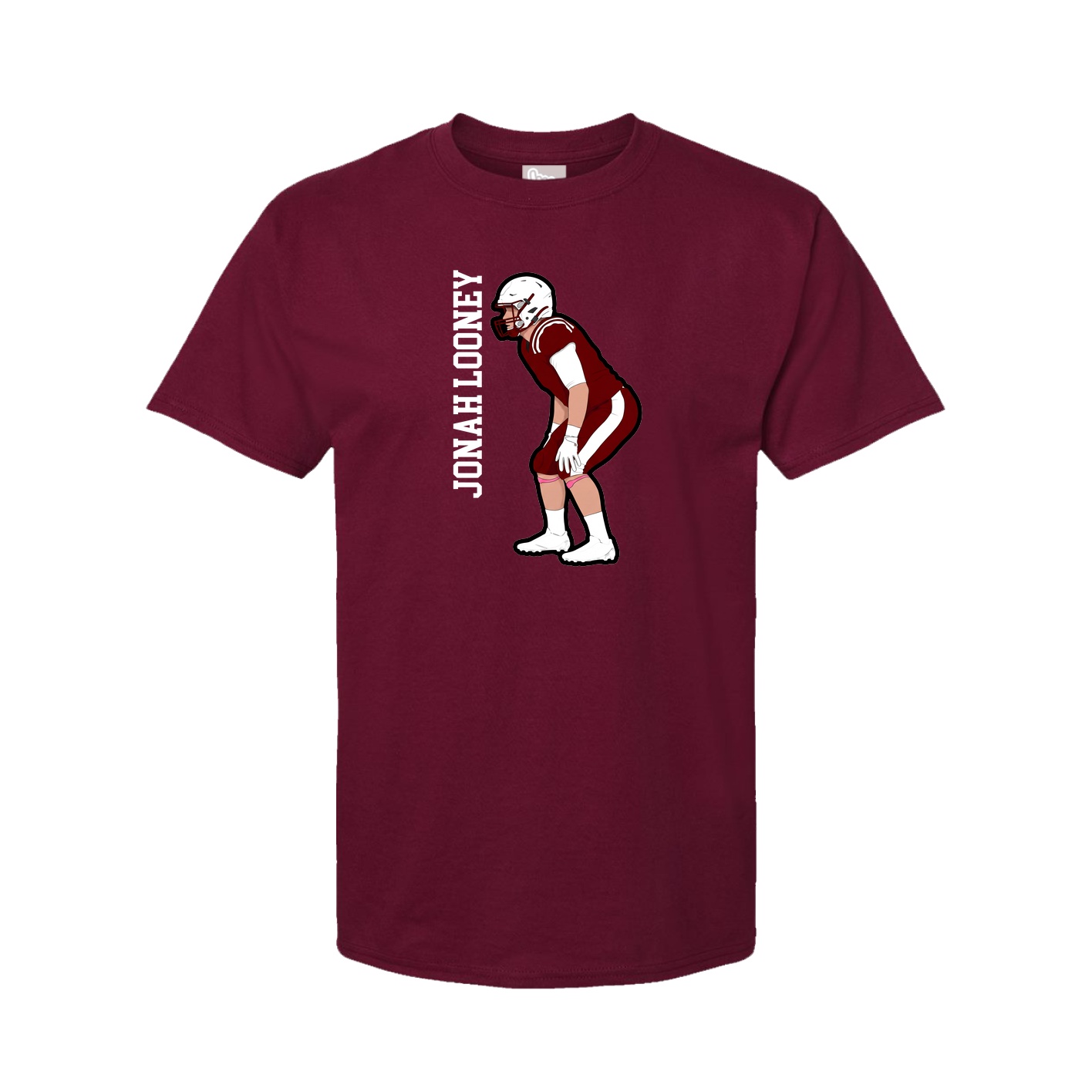 Tee — Name Vertical in Cardinal