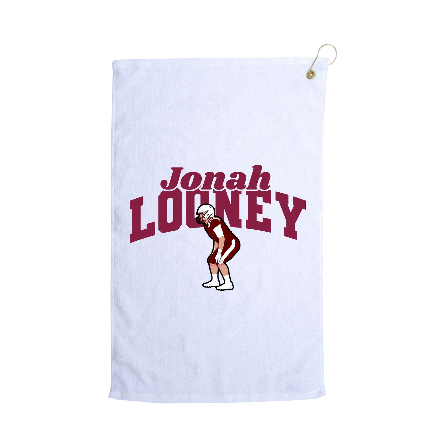 Golf Towel — Signature Arch in White