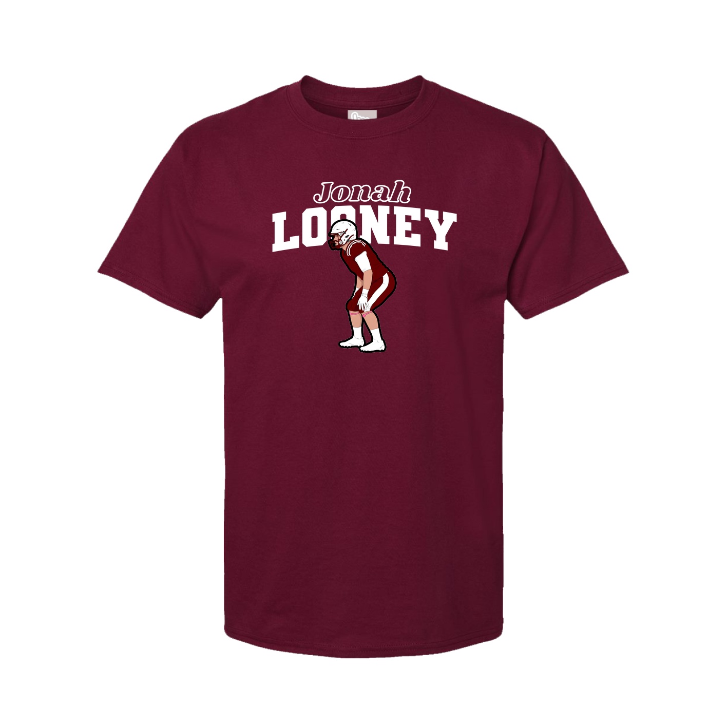 Youth Tee — Name Arch in Cardinal
