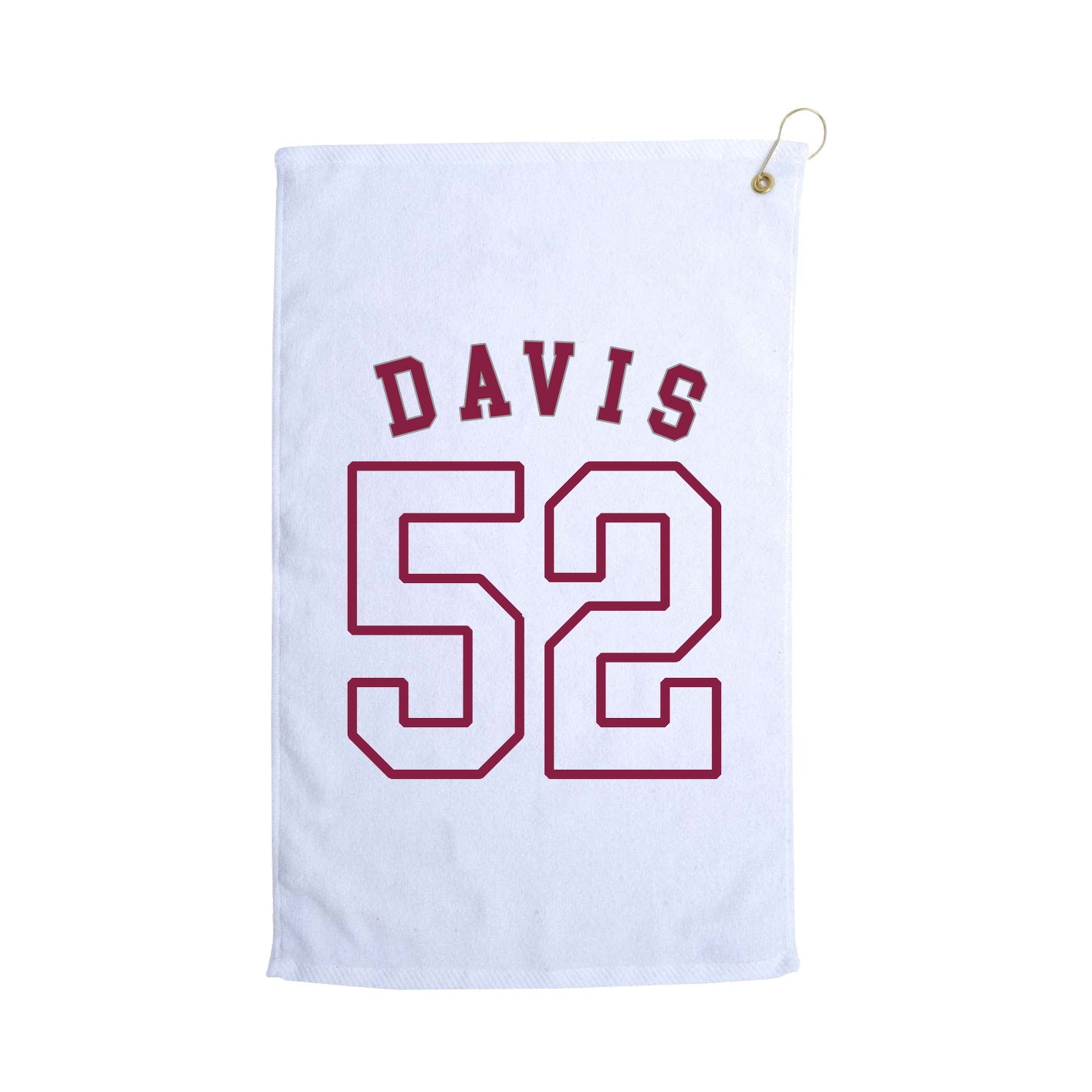 Golf Towel — Shirsey Arch in White