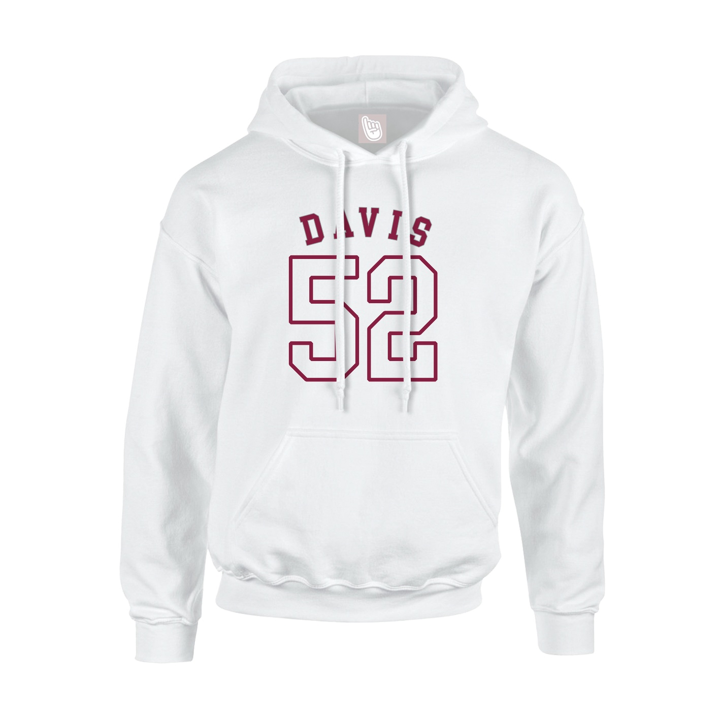 Hoodie — Shirsey Arch in White