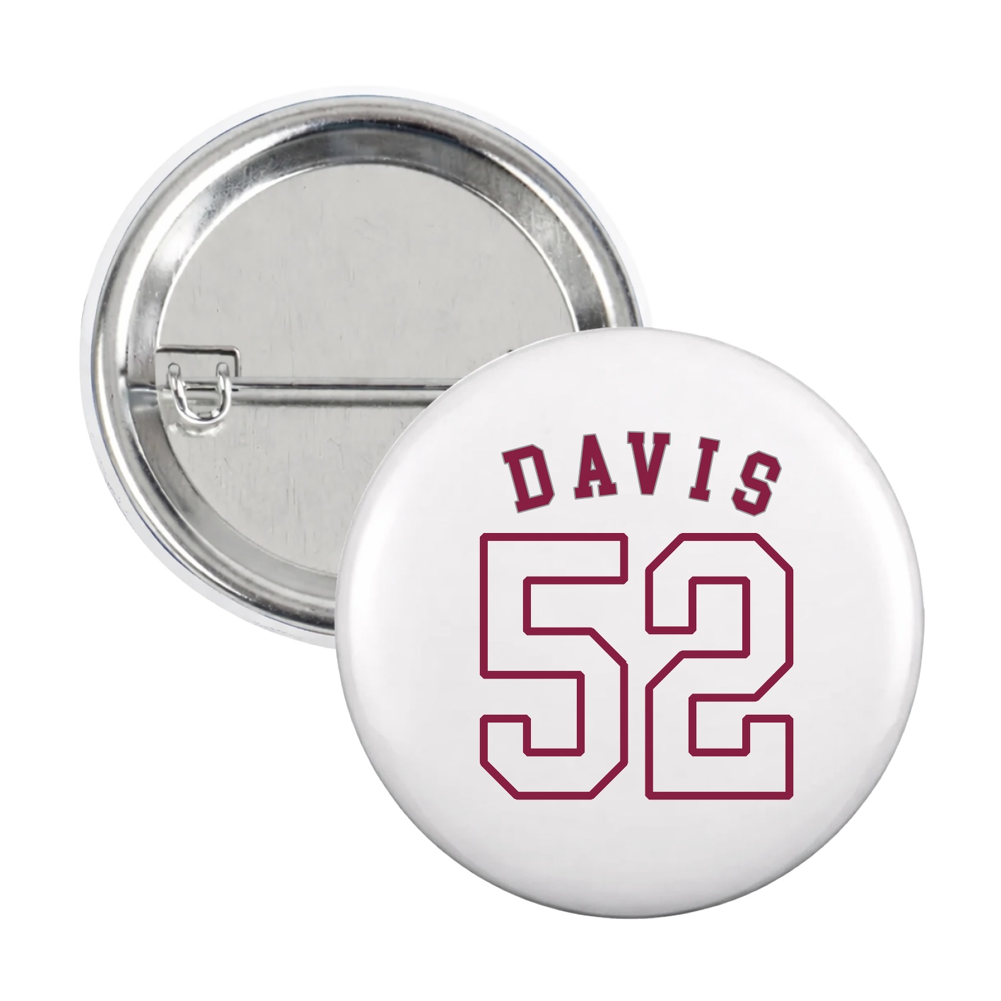 Game Day Button — Shirsey Arch in White