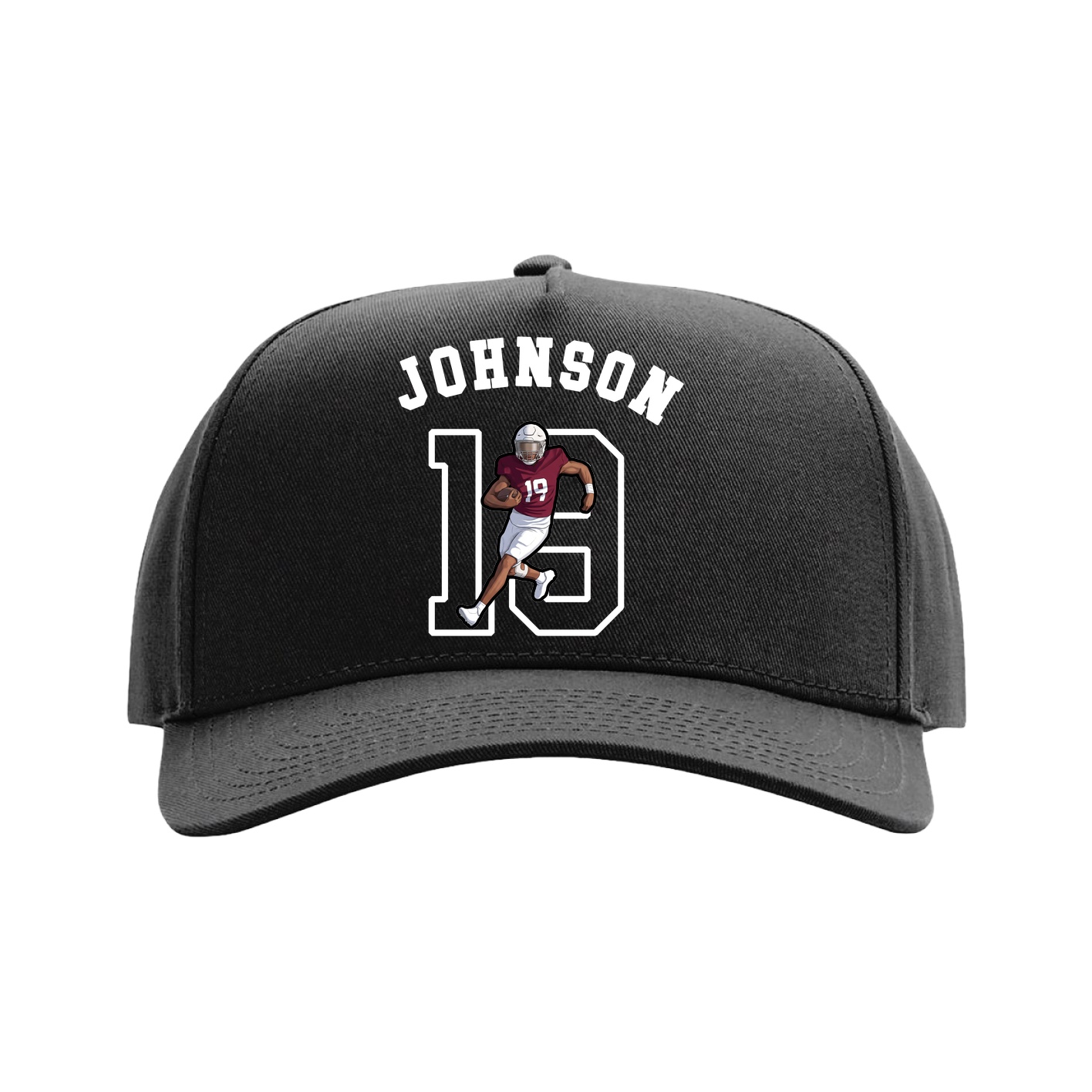 Full Fabric Five-Panel Champ Cap