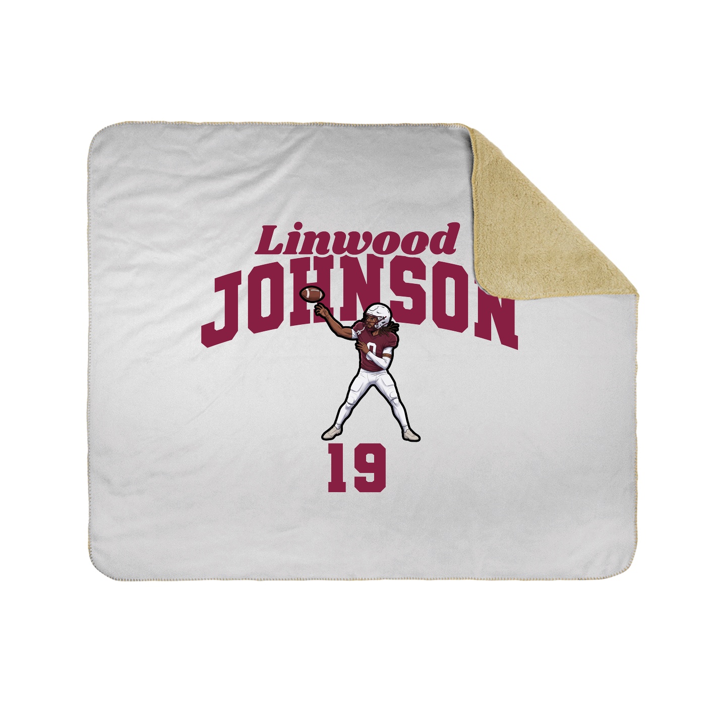 Throw Blanket — Signature Arch in White
