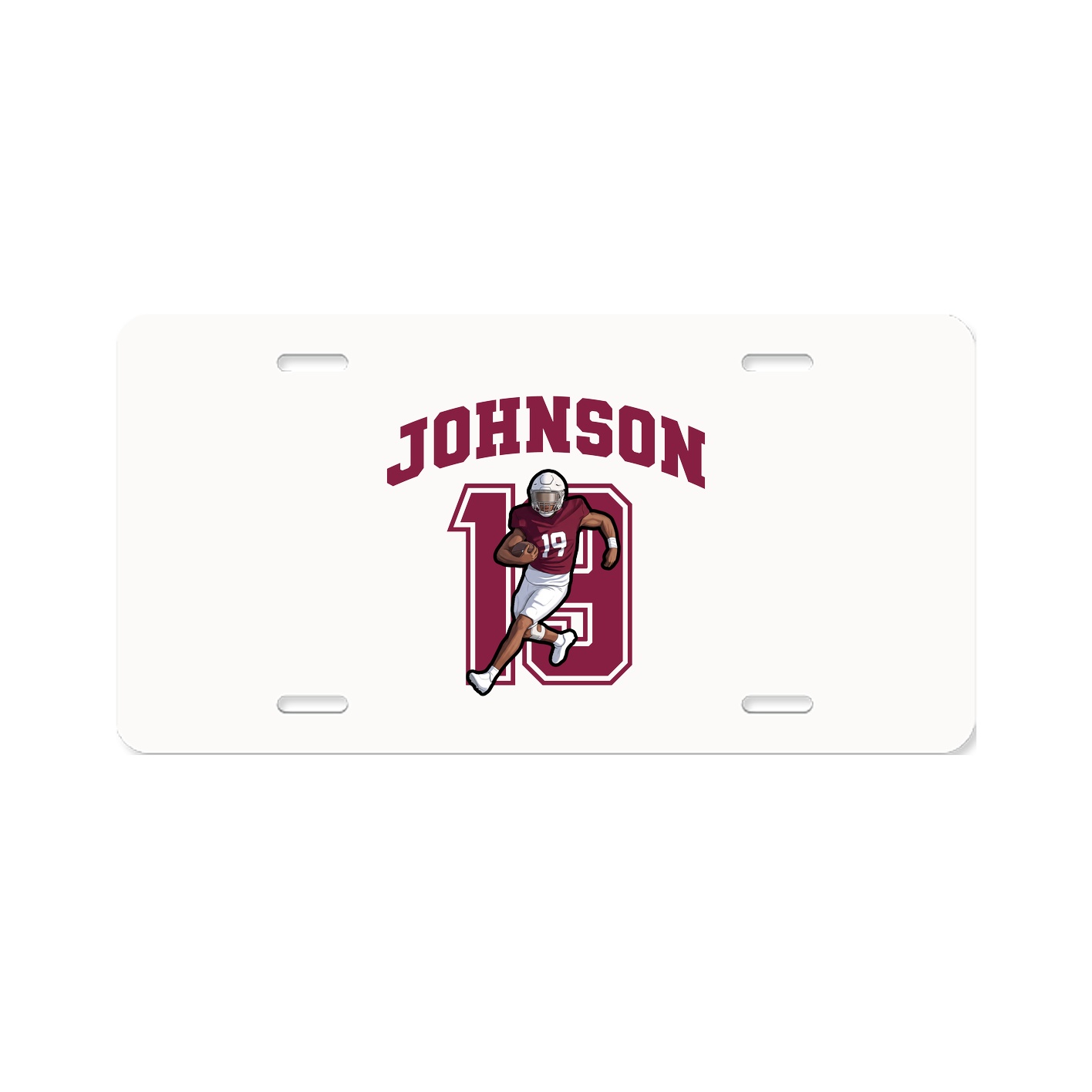 License Plate — Number in Classic