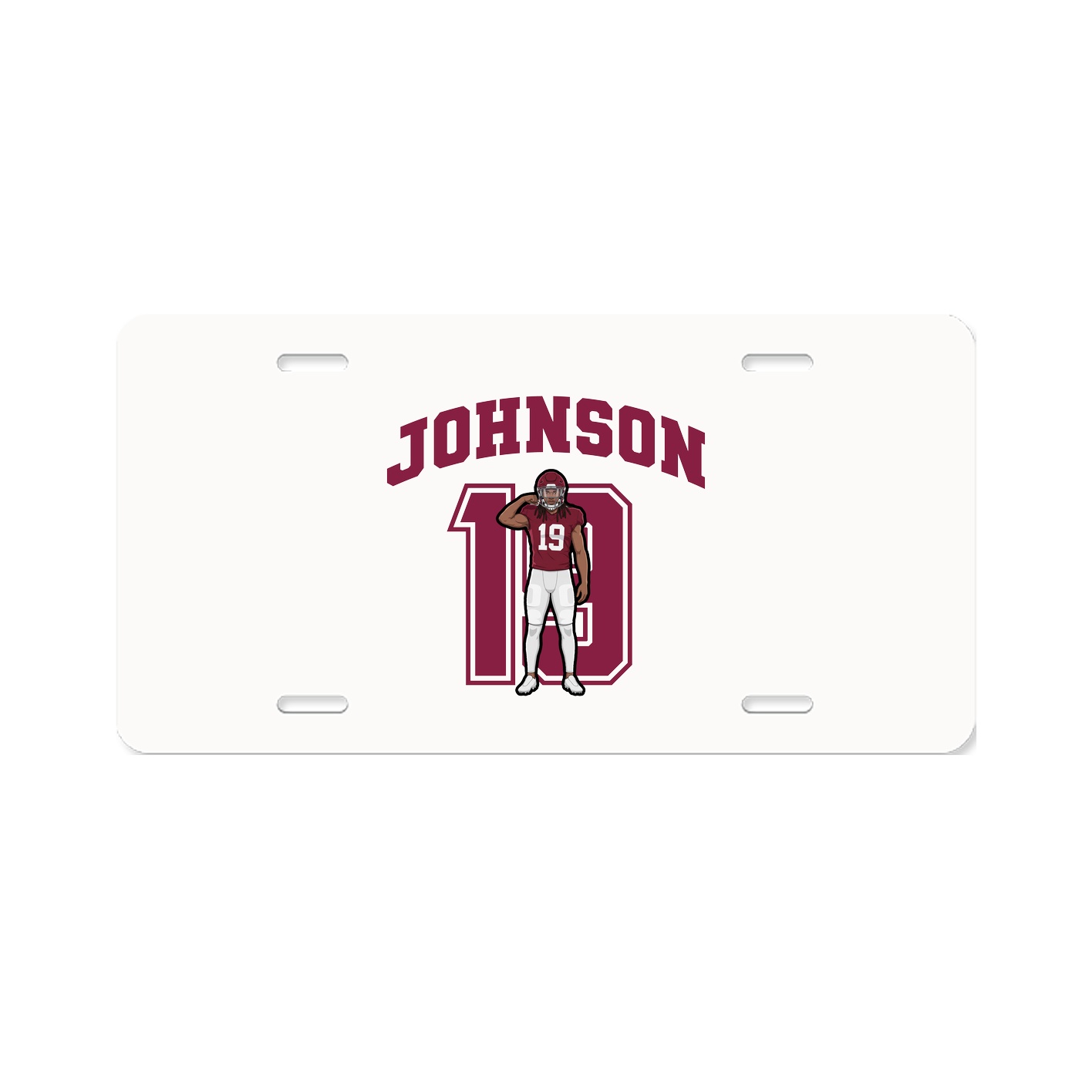 License Plate — Number in Classic