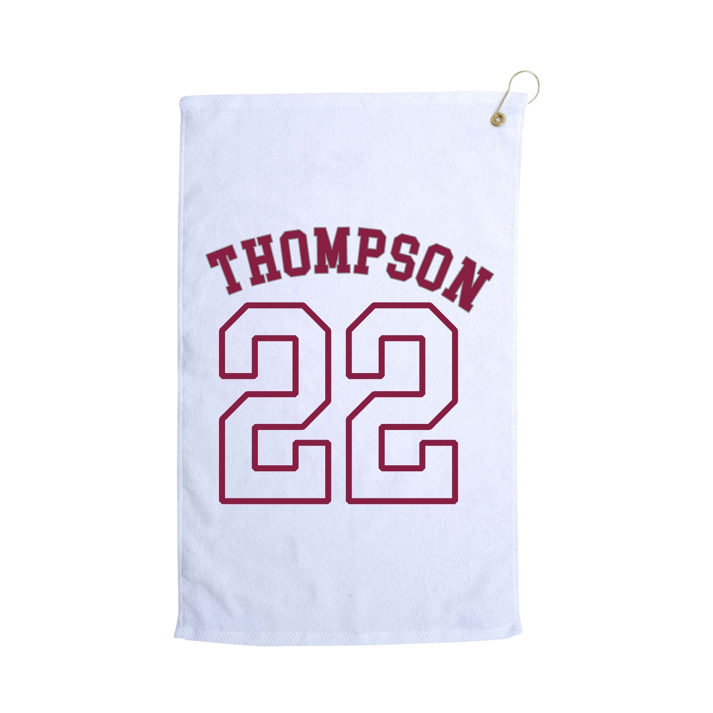 Golf Towel — Shirsey Arch in White