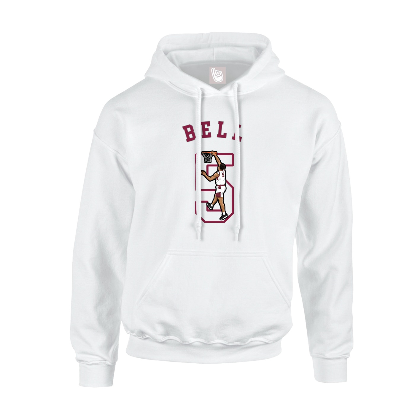 Hoodie — Shirsey Arch in White