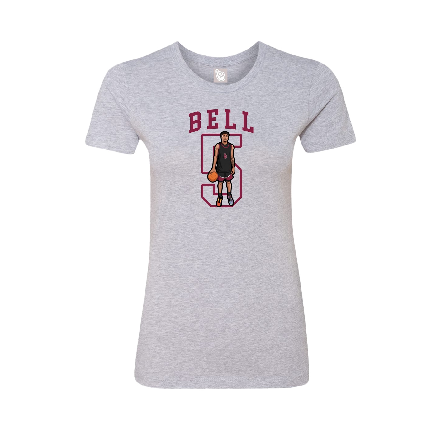 Fitted Women's Tee — Shirsey in Grey