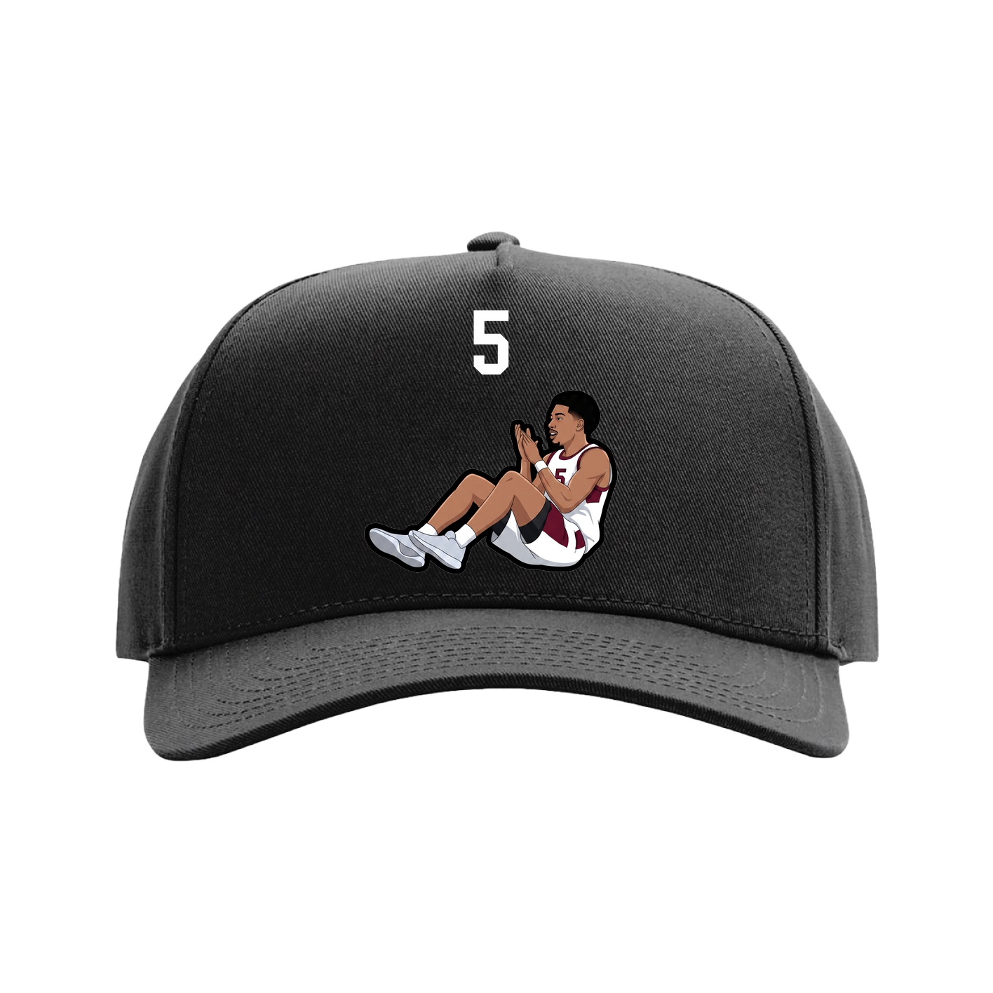 Full Fabric Five-Panel Champ Cap