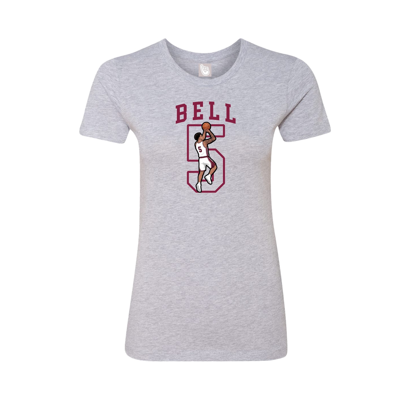Fitted Women's Tee — Shirsey in Grey